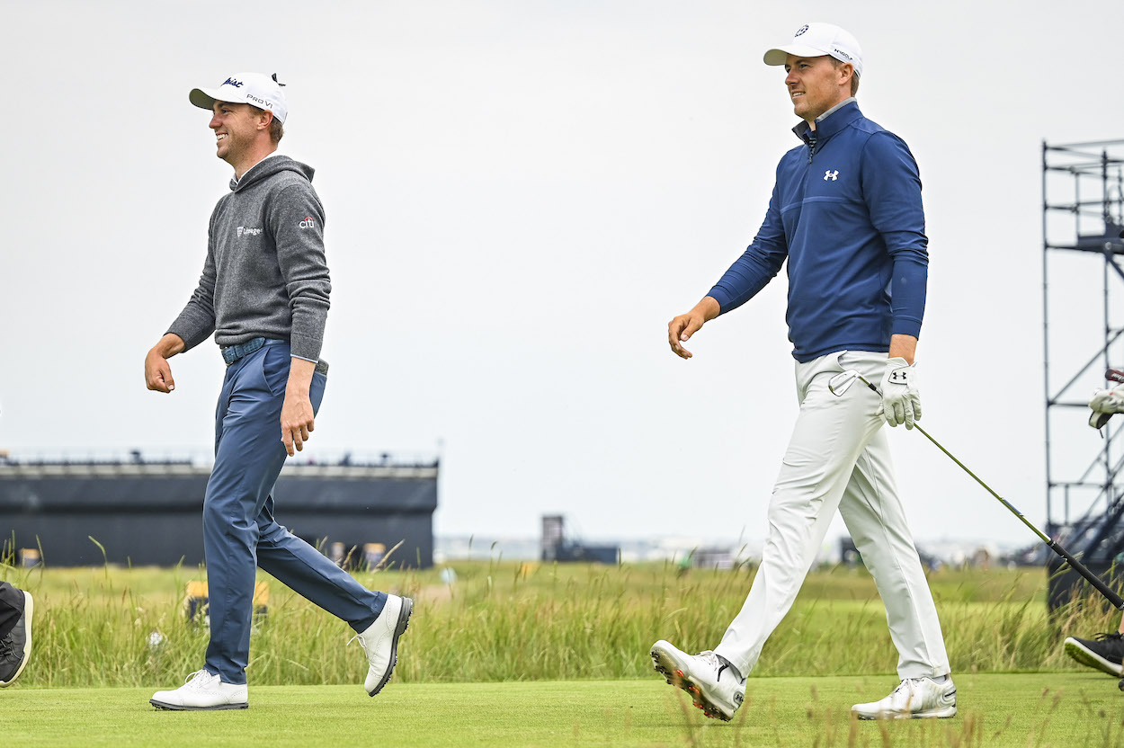 Justin Thomas and Jordan Spieth are near the top of the 2021 British Open odds board.