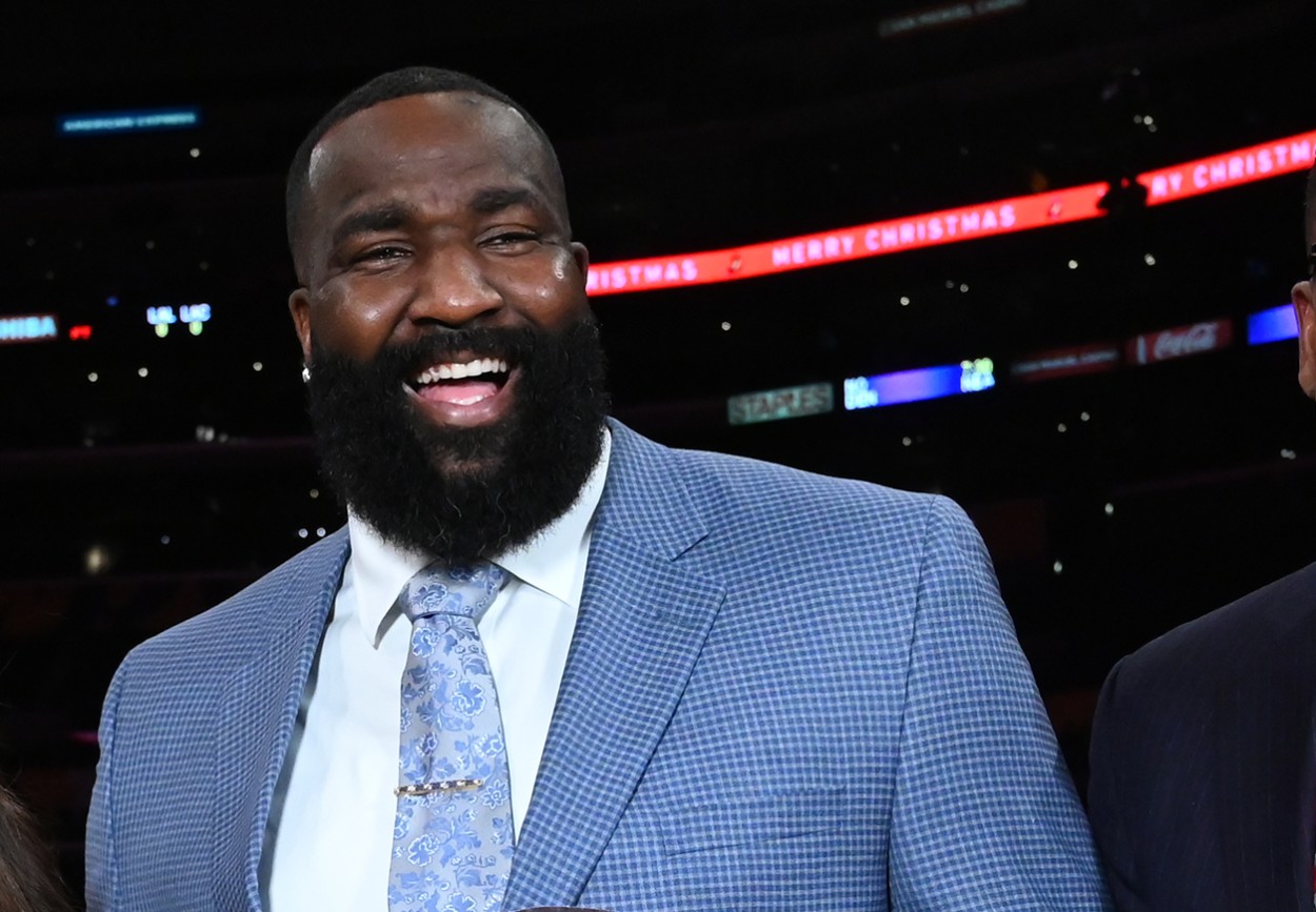 ESPN's Kendrick Perkins in 2019.
