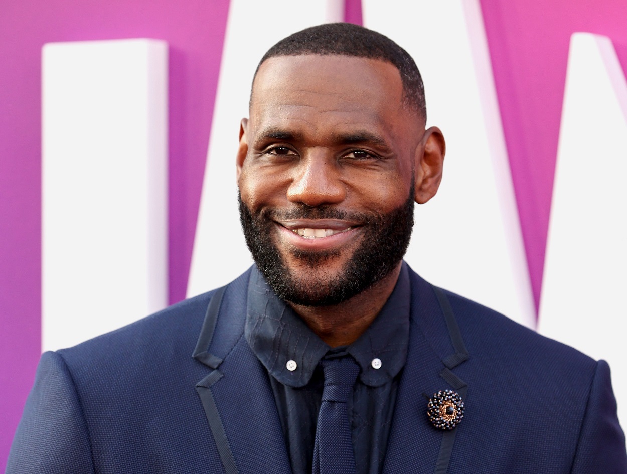 LeBron James at the premiere of "Space Jam: A New Legacy"