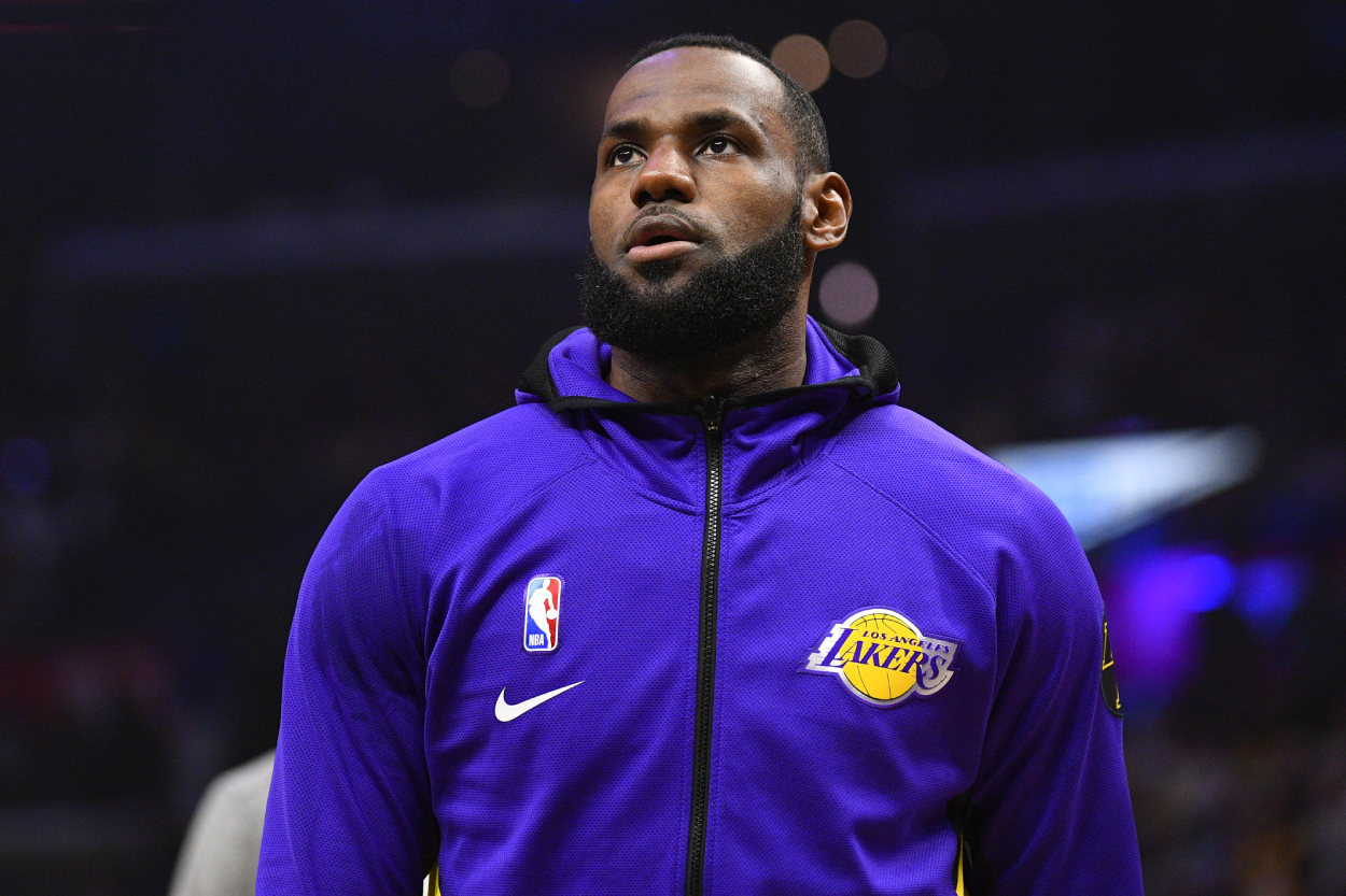Los Angeles Lakers superstar LeBron James in 2020.
