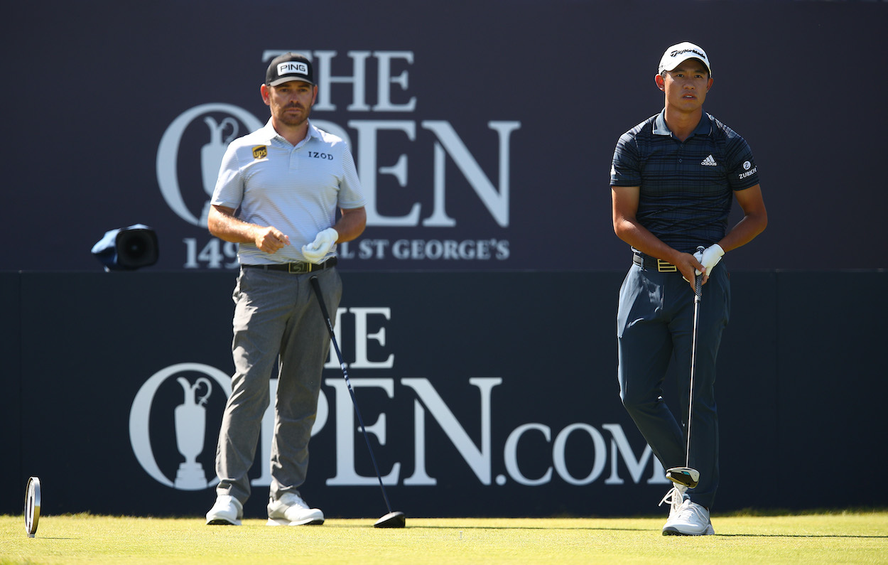 Louis Oosthuizen and Collin Morikawa are both in the hunt at the 2021 Open Championship.