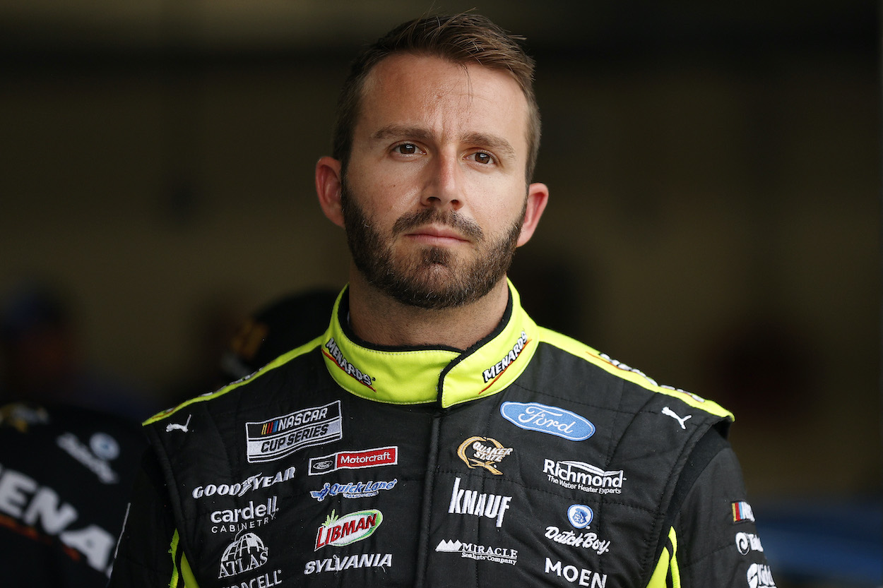 Matt DiBenedetto before a Cup Series race