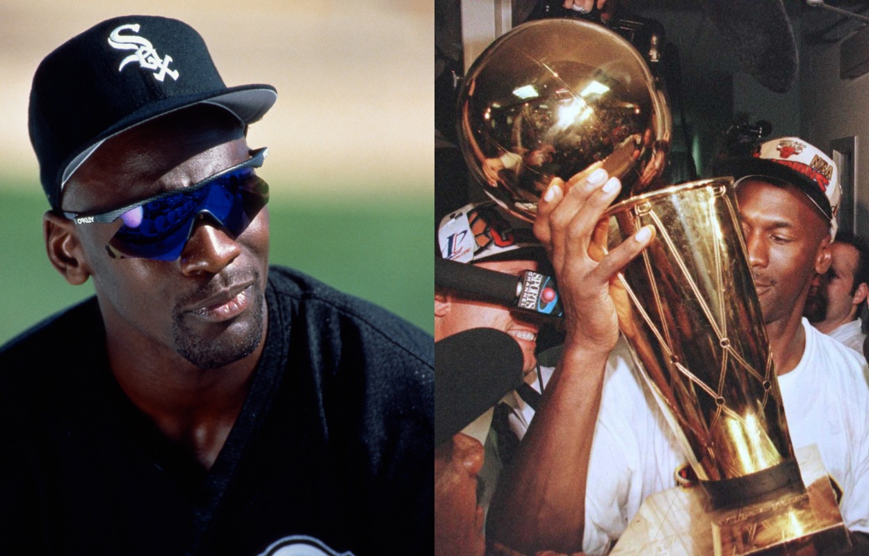 Michael Jordan played baseball in 1994 before he returned to the Chicago Bulls.