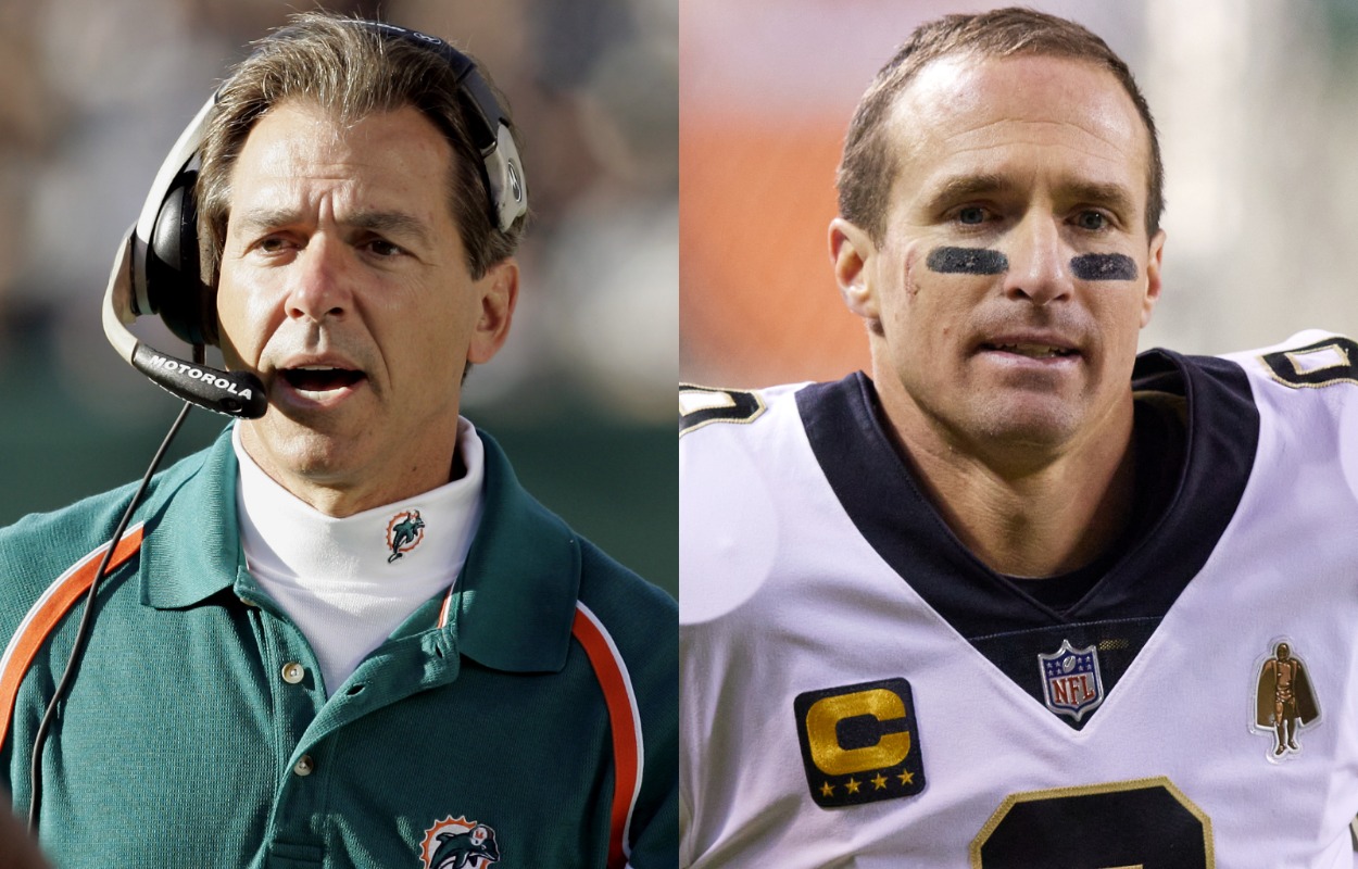 Mike Florio Might Have Uncovered Why Nick Saban Keeps Bringing up the Failed Drew Brees-Miami Dolphins Recruitment Mike Florio Might Have Uncovered Why Nick Saban Keeps Bringing up the Failed Drew Brees-Miami Dolphins Recruitment
