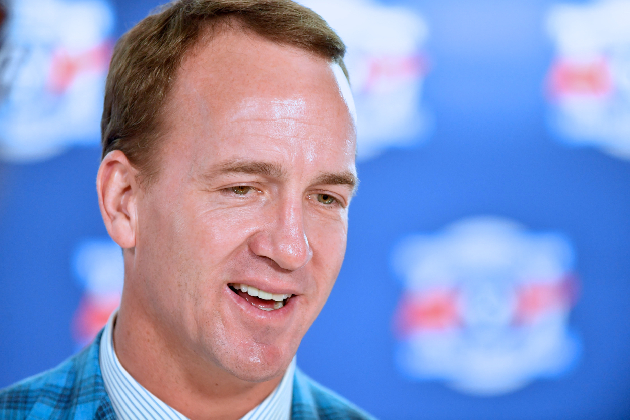 Former Indianapolis Colts quarterback Peyton Manning, who will soon be in the Hall of Fame.