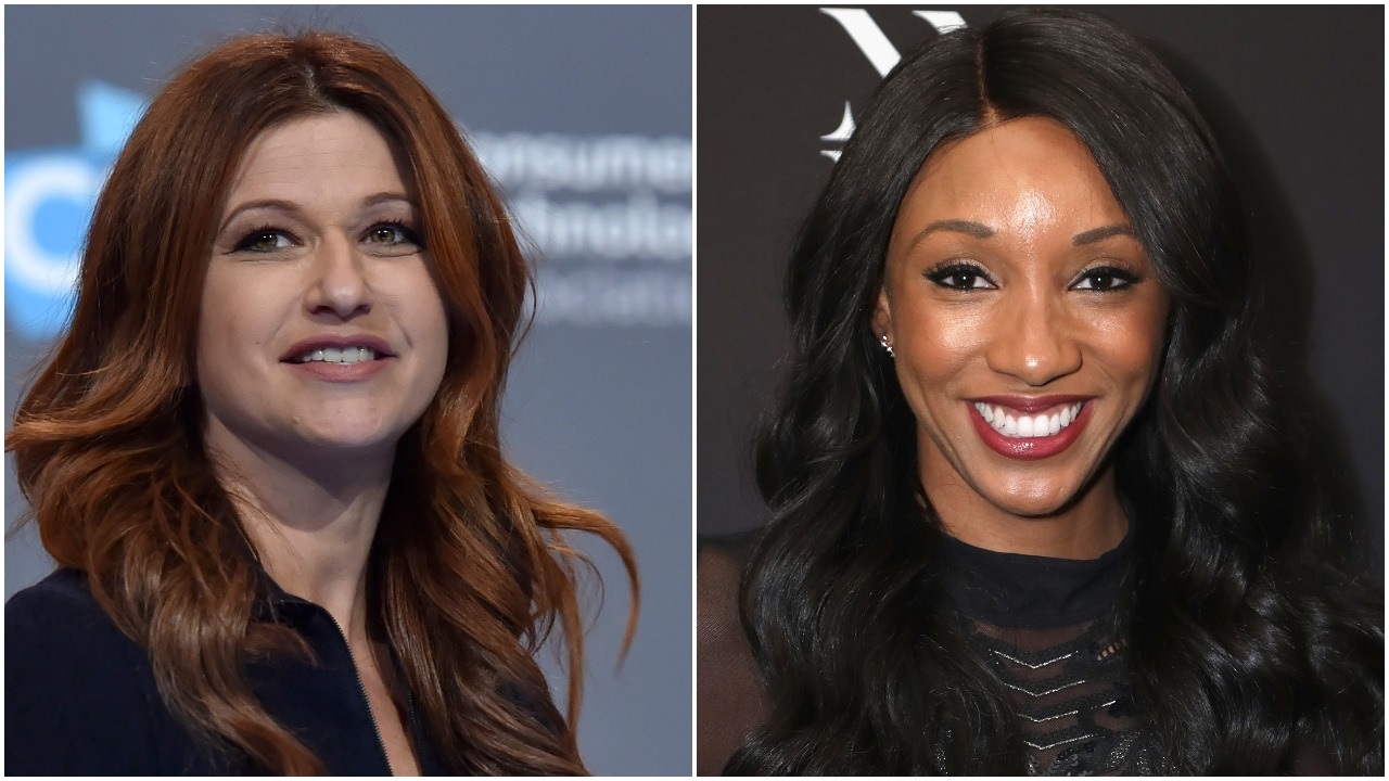Rachel Nichols and Maria Taylor are ESPN colleagues who have jockeyed for position on the network's basketball coverage. | Getty Images