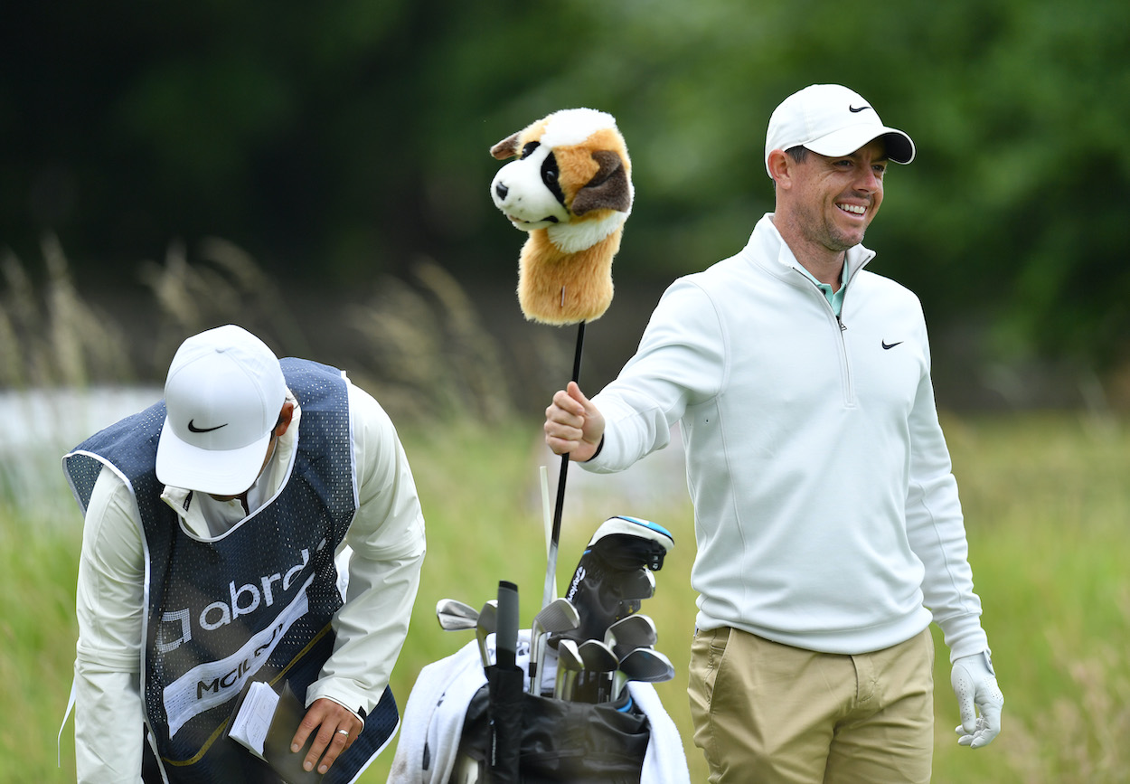 Rory McIlroy involved in bizarre moment during Scottish Open.