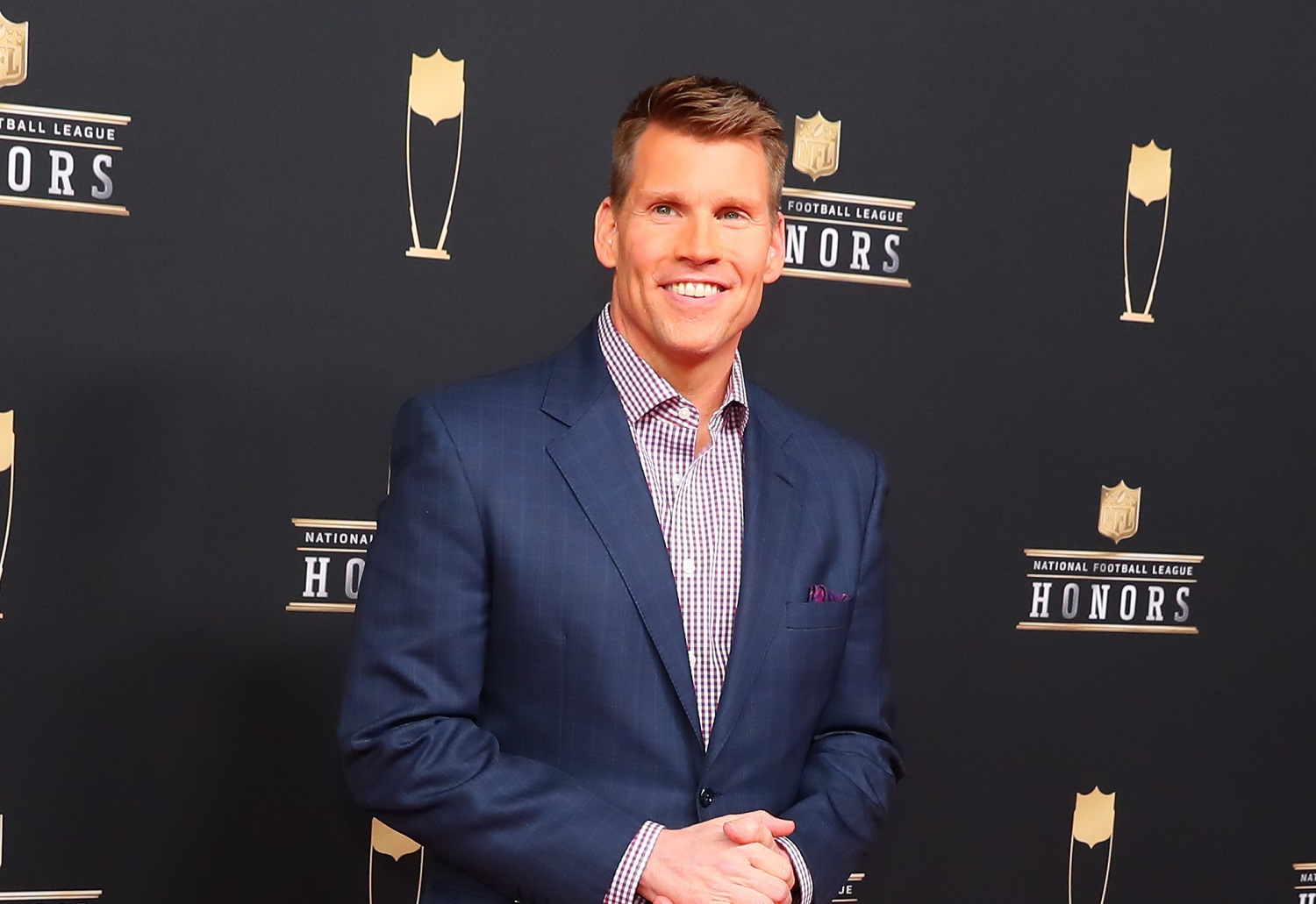 NFL RedZone host Scott Hanson poses on the red carpet at the NFL Honors on Feb. 2, 2019, in Atlanta, GA. | Rich Graessle/Icon Sportswire via Getty Images