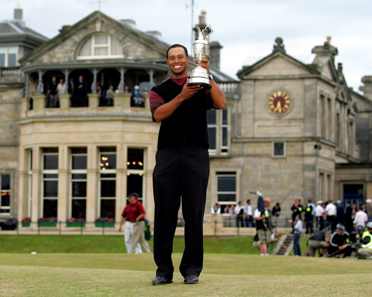 Tiger Woods won the 2005 Open Championship at St. Andrews.