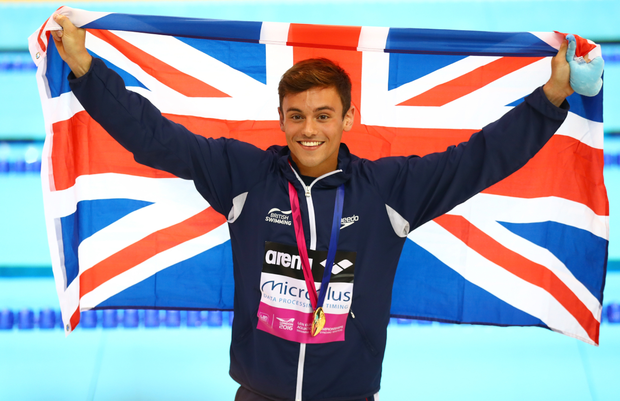 Olympic diver Tom Daley of Great Britain in 2016.