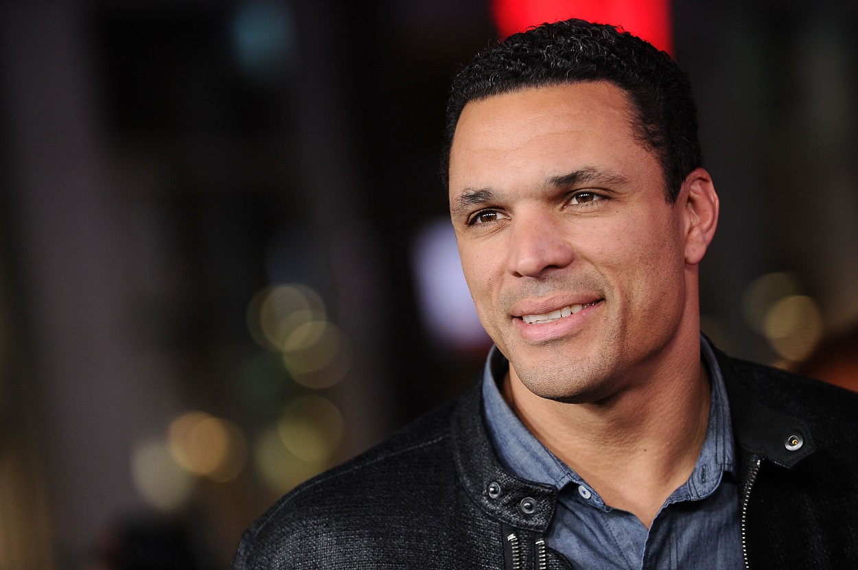 Tony Gonzalez at the premiere of "xXx: Return of Xander Cage" in 2017