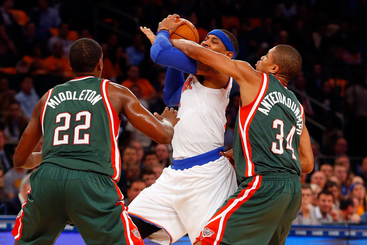Khris Middleton arrived from the Detroit Pistons the same year the Milwaukee Bucks drafted Giannis Antetokounmpo