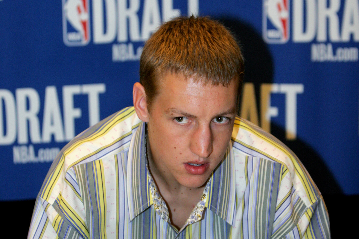Yaroslav Korolev before the 2005 NBA draft