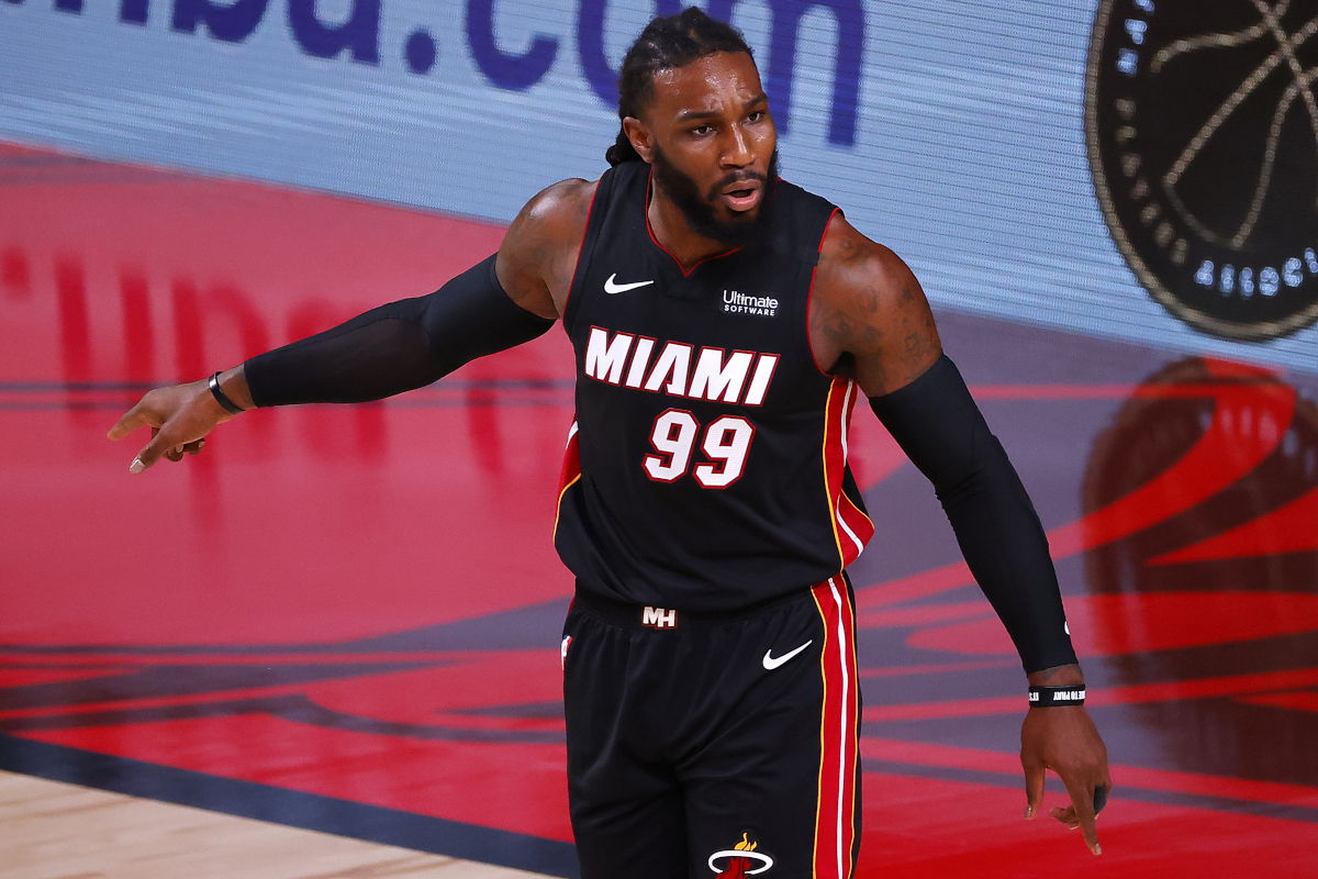 Jae Crowder of the Phoenix Suns played six games in the NBA Finals for the Miami Heat in 2020