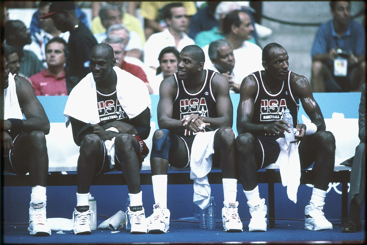 Michael Jordan and Clyde Drexler were teammates. That was all.