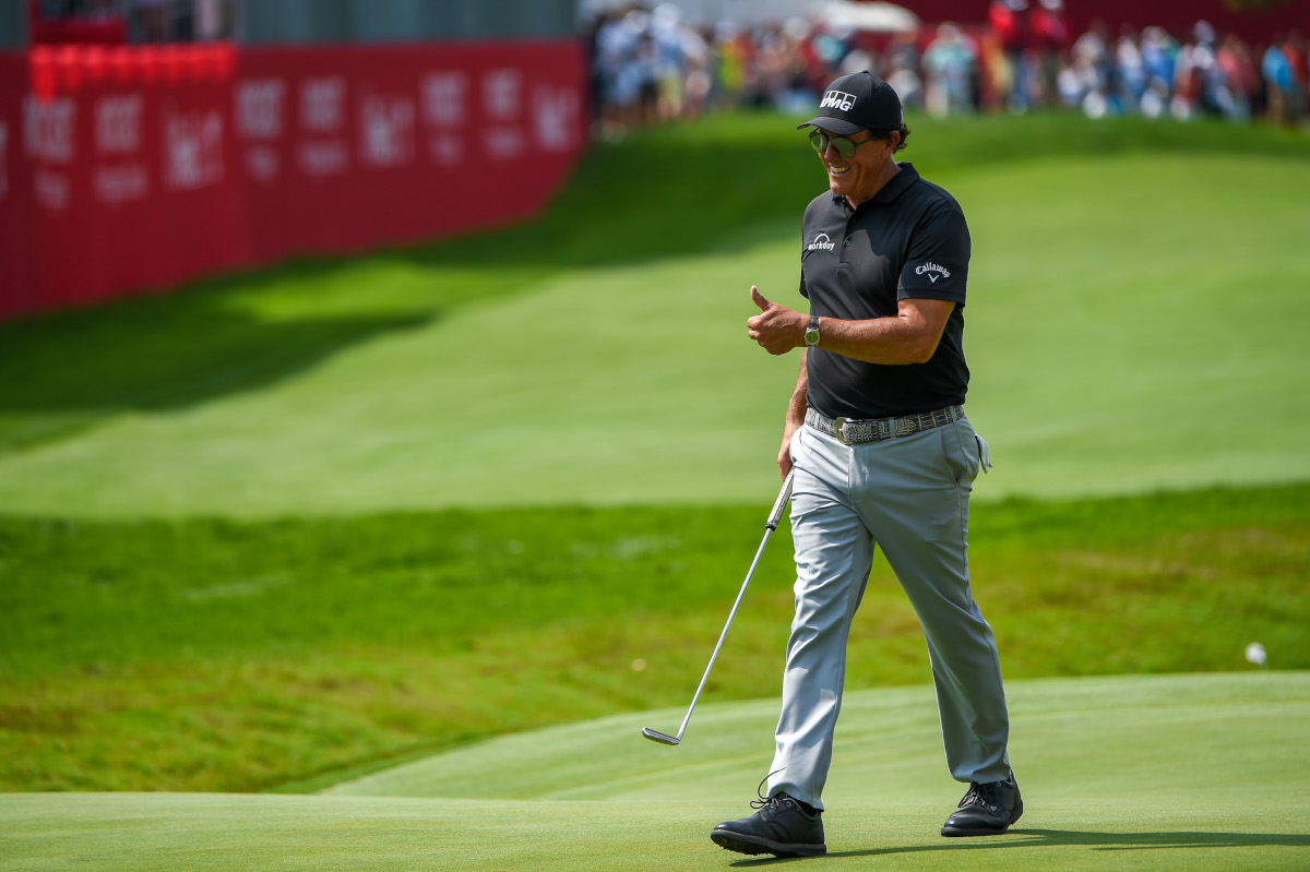 Phil Mickelson at the Detroit Golf Club