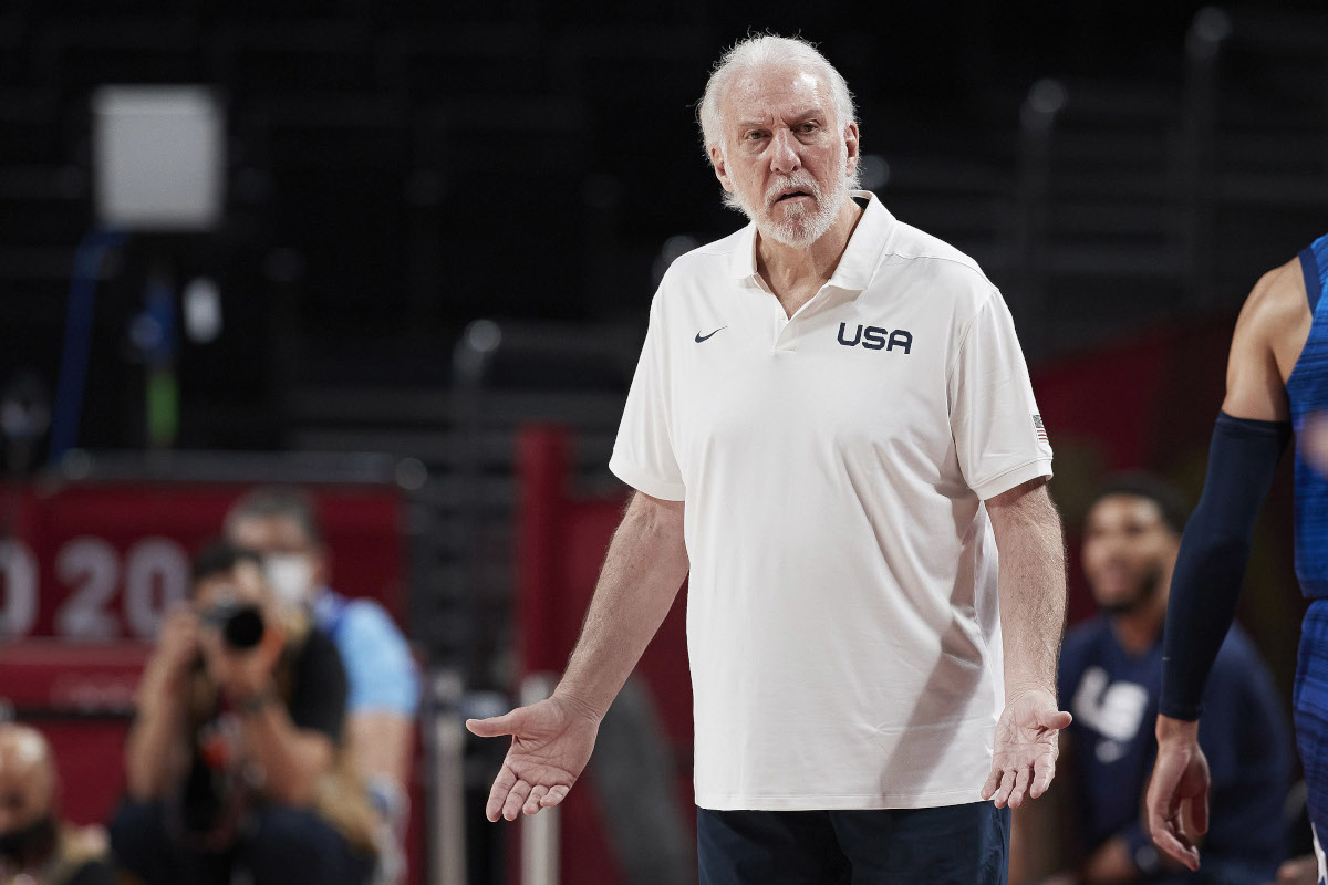 Gregg Popovich is 6-3 as the head coach for Team USA