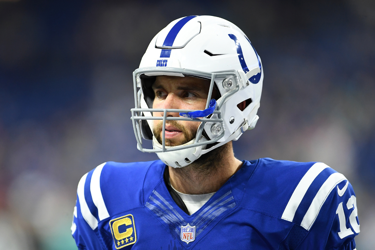 Retired and former Colts quarterback Andrew Luck in 2018.