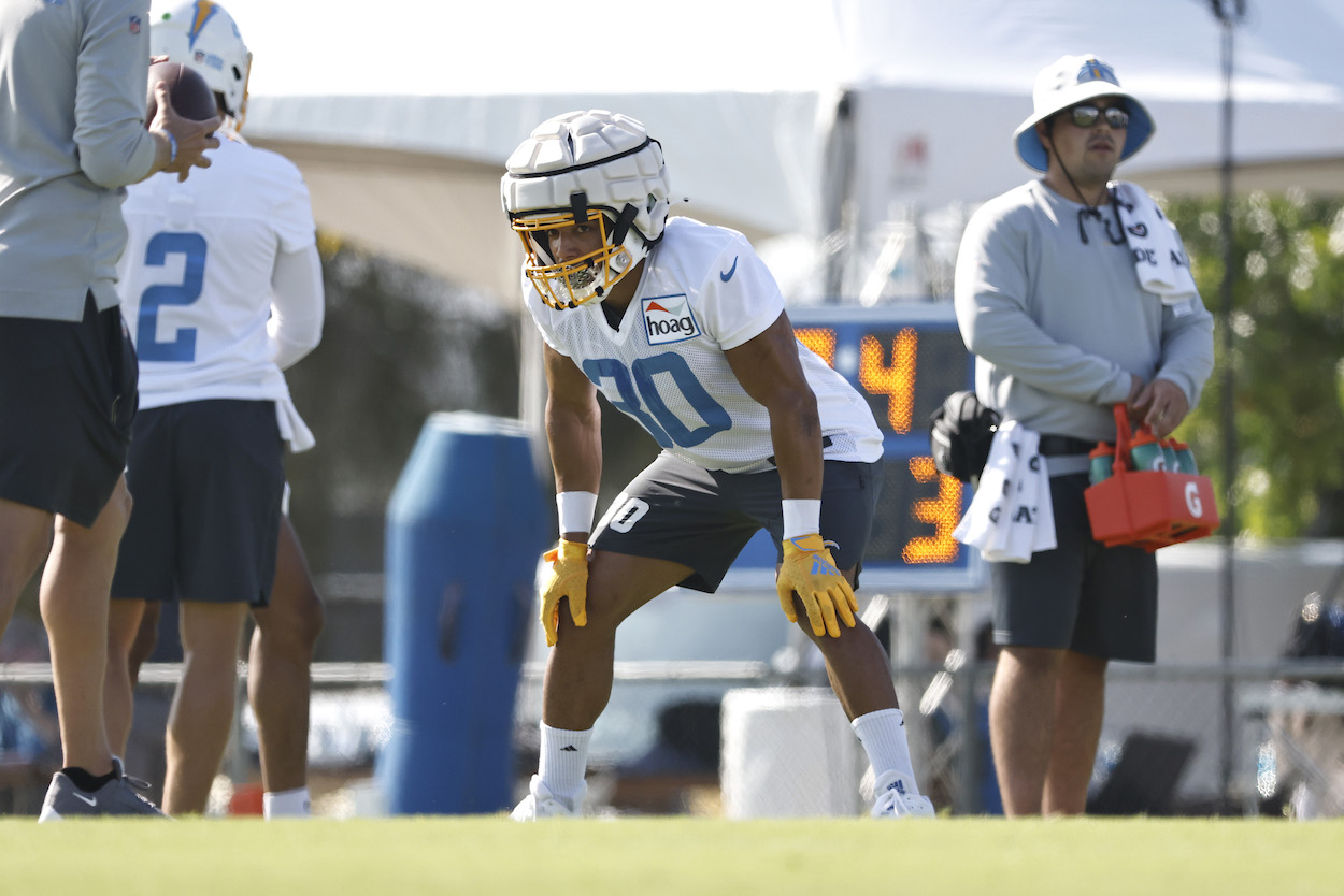 Austin Ekeler at Chargers training camp.
