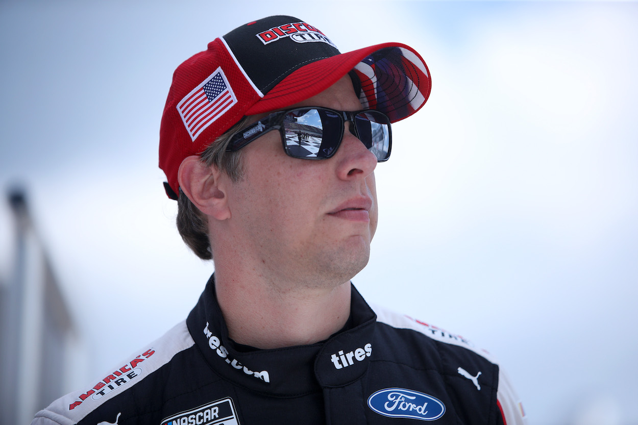 Brad Keselowski before Cup Series race at Michigan