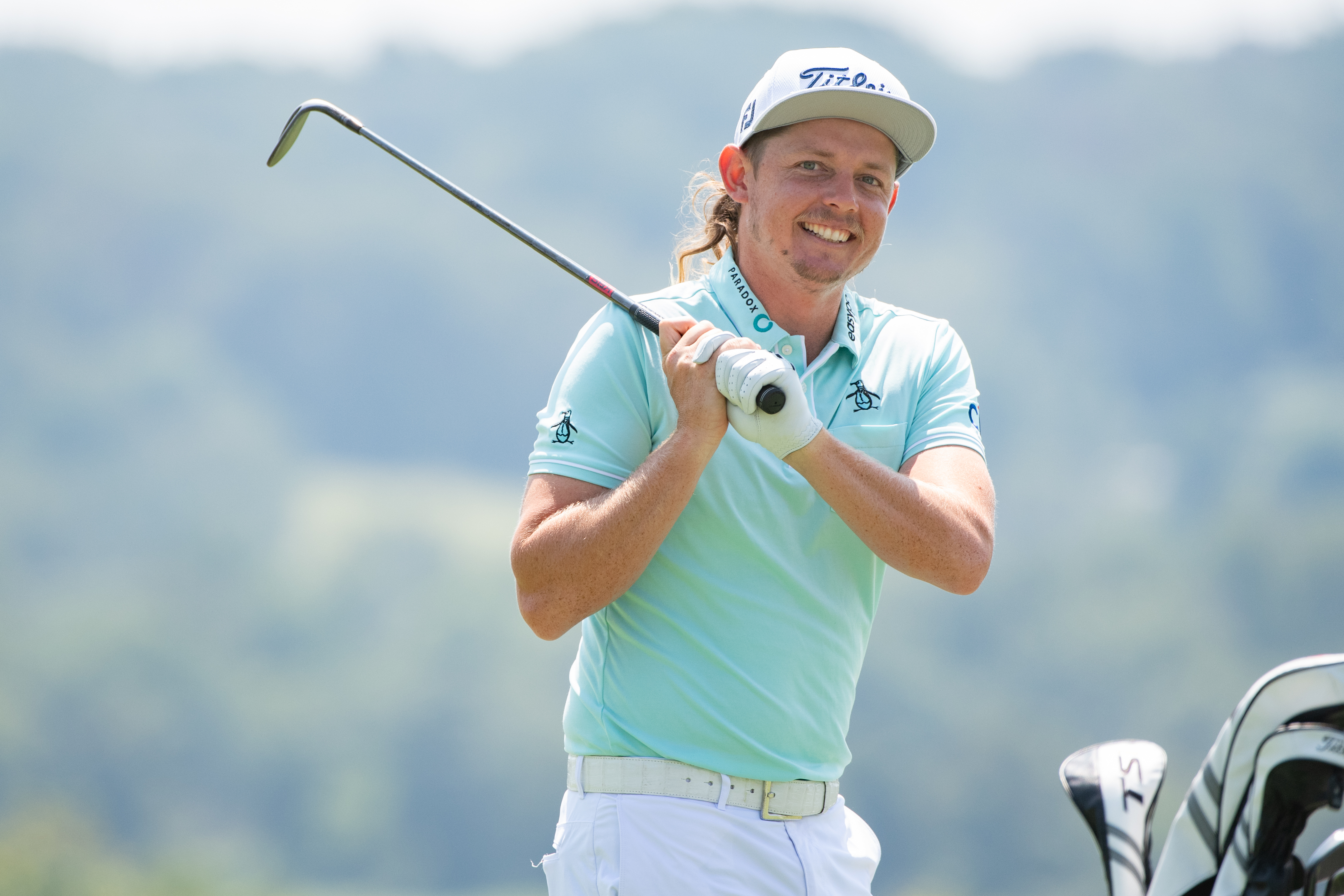 PGA Tour golfer Cameron Smith practices ahead of the BMW Championship