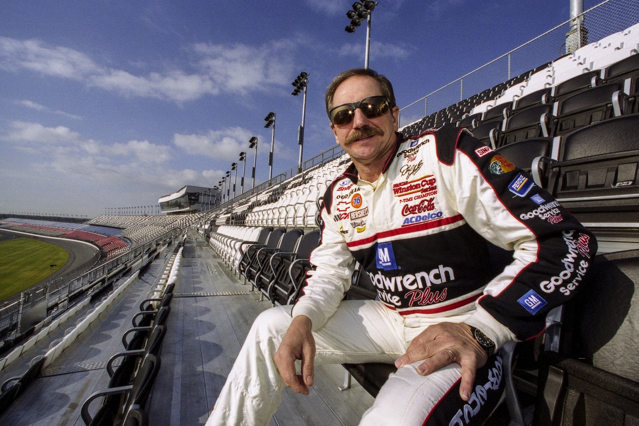 Dale Earnhardt Sr. at Daytona International Speedway in February 2001