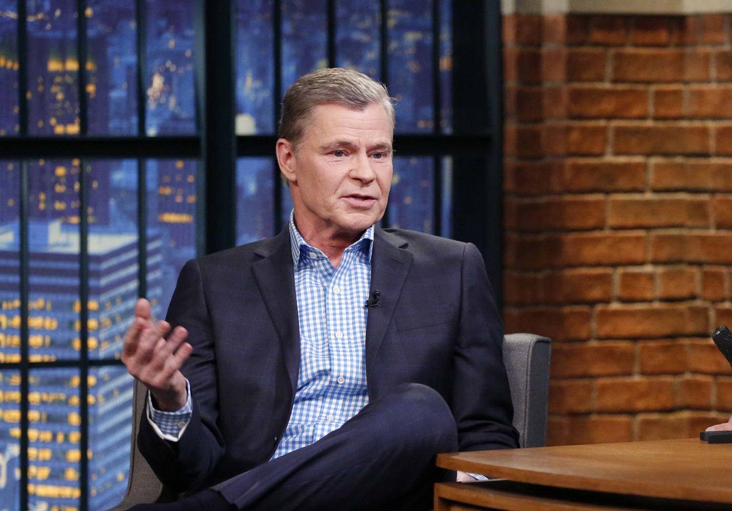 Dan Patrick became fascinated with the newly launched ESPN sports cable network while still in college and reached out to anchor Bob Ley for advice on how to get a job there. | Lloyd Bishop/NBCU Photo Bank/NBCUniversal via Getty Images