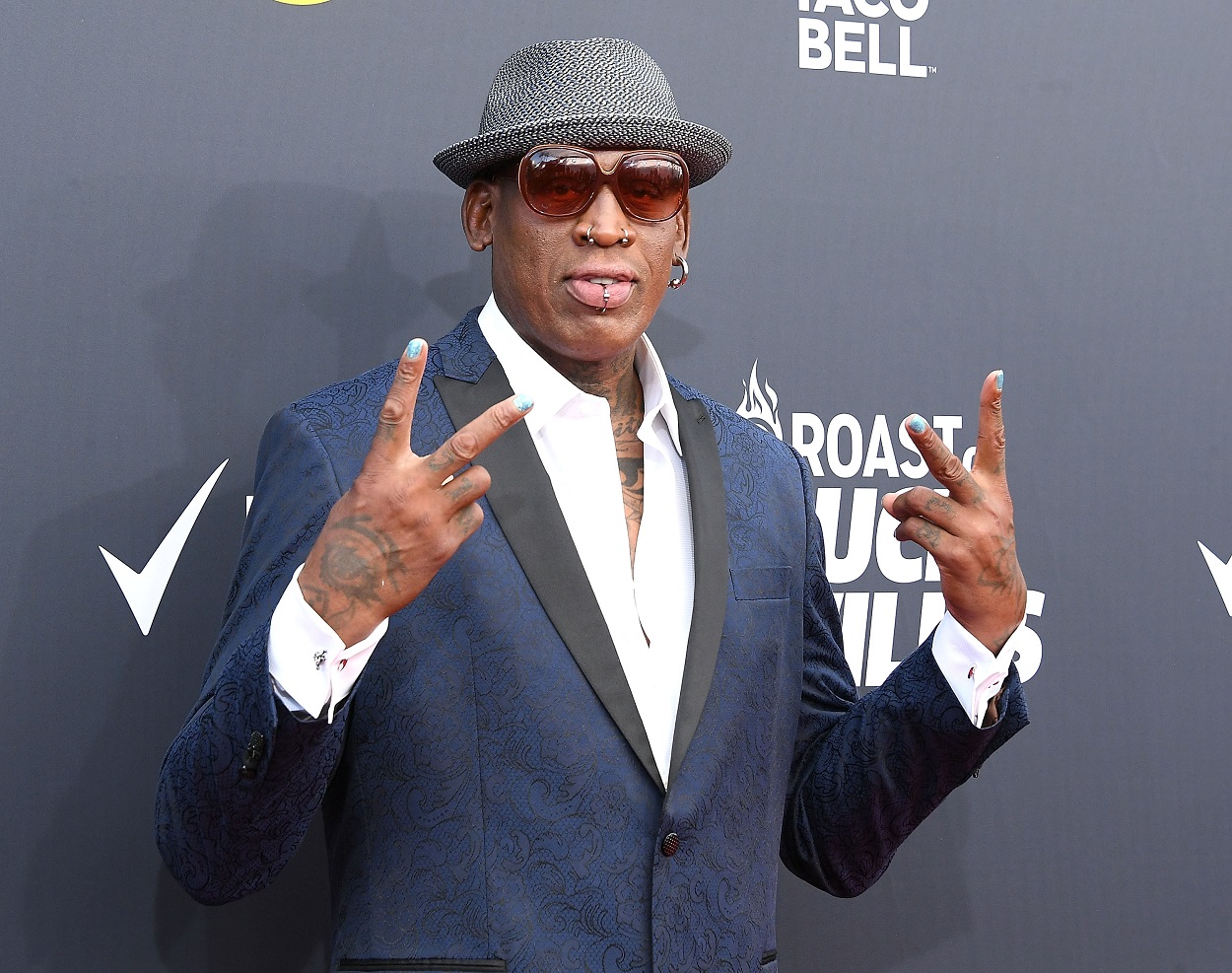Dennis Rodman at the Comedy Central Roast of Bruce Willis in 2018