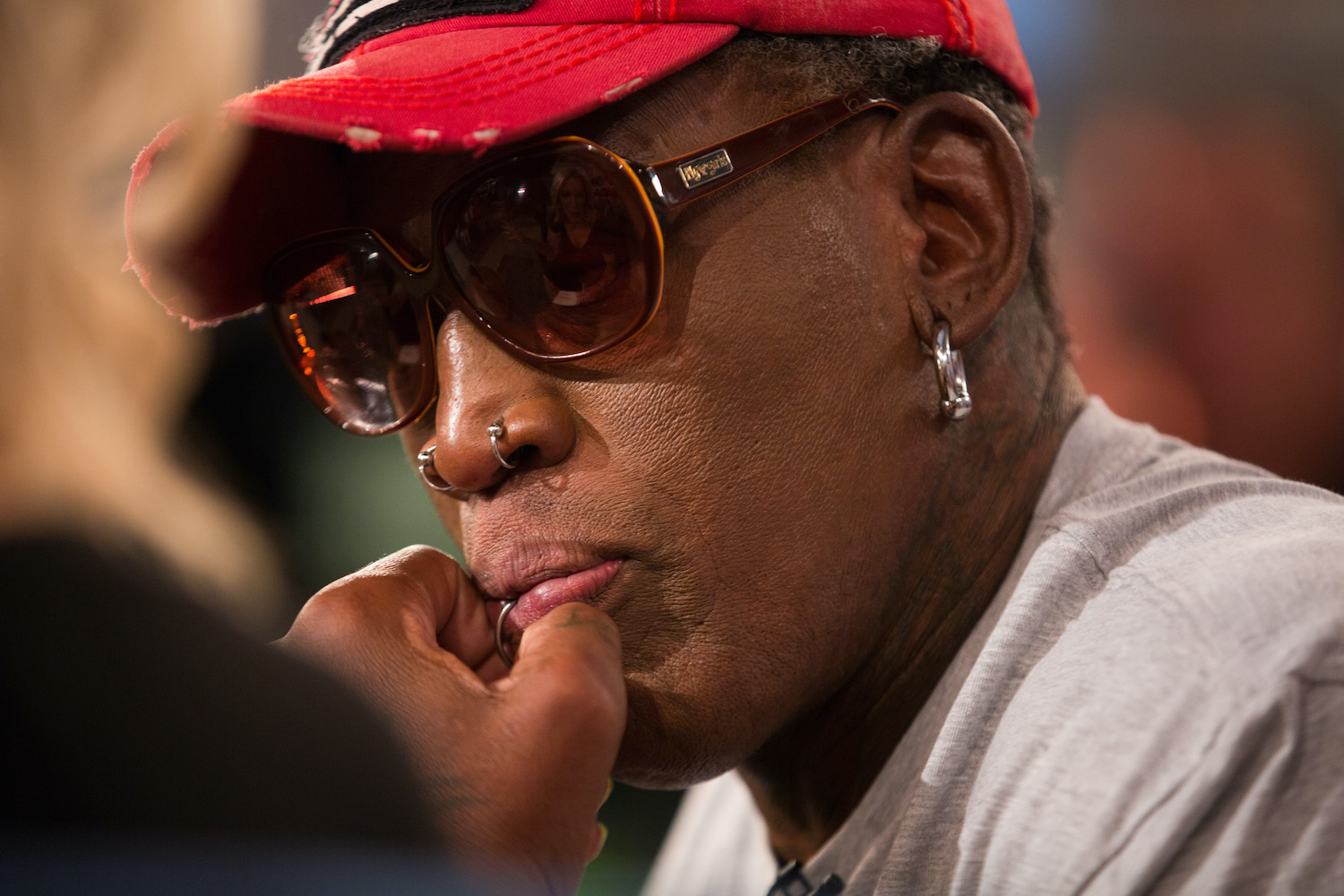 Dennis Rodman during a 2018 appearance on Megyn Kelly TODAY.