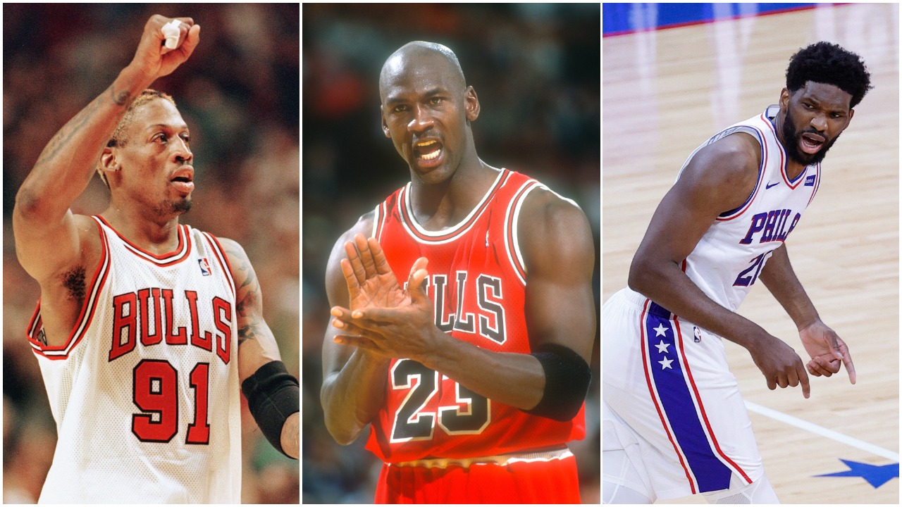 Dennis Rodman Michael Jordan Joel Embiid