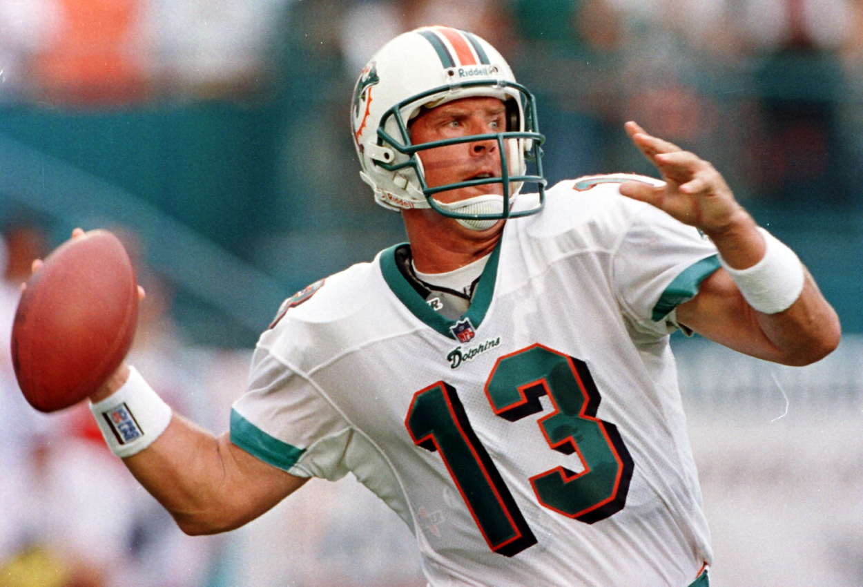 Miami Dolphins legend Dan Marino in 1997.