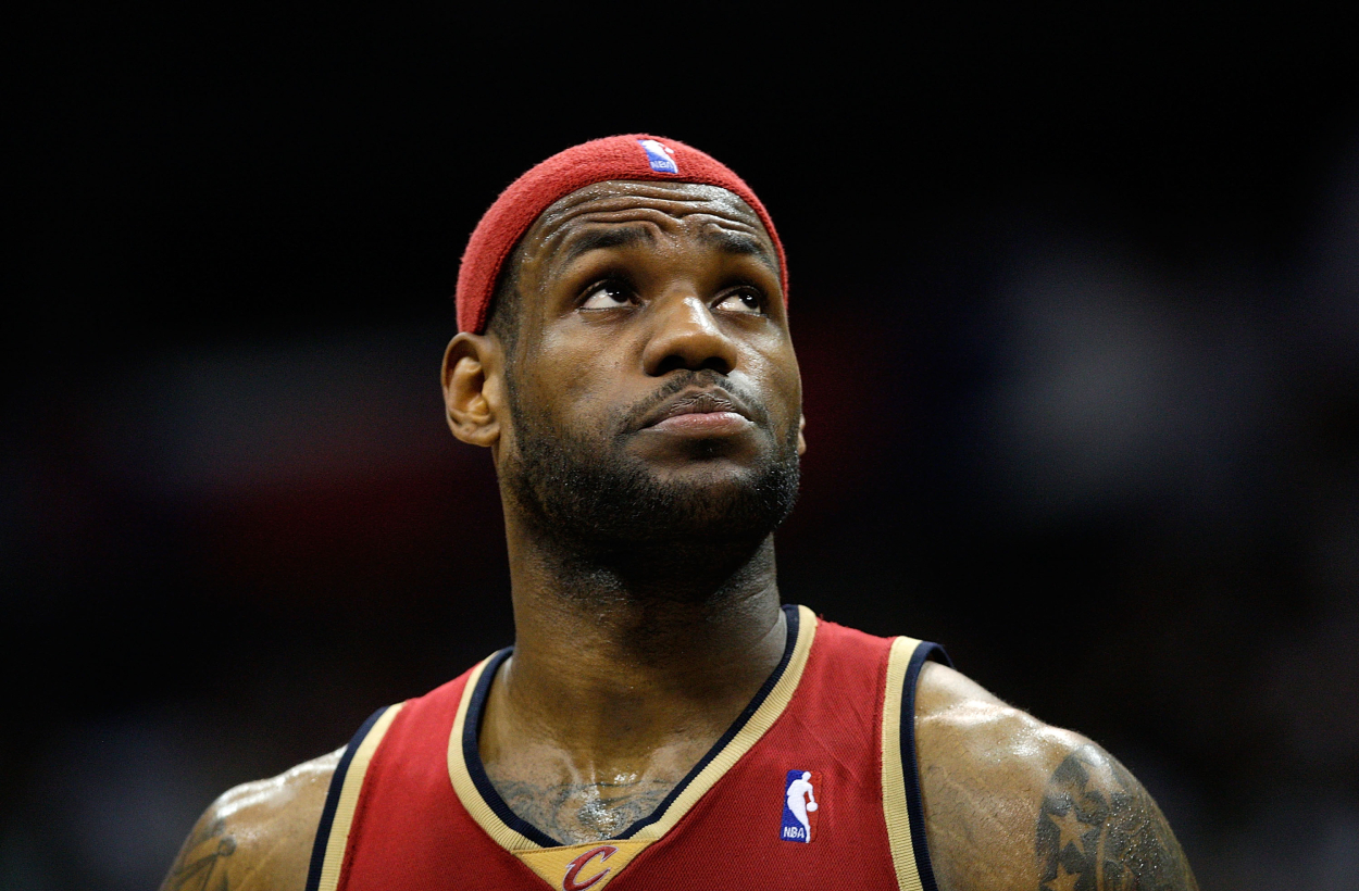LeBron James during his first Cavs stint in 2009.