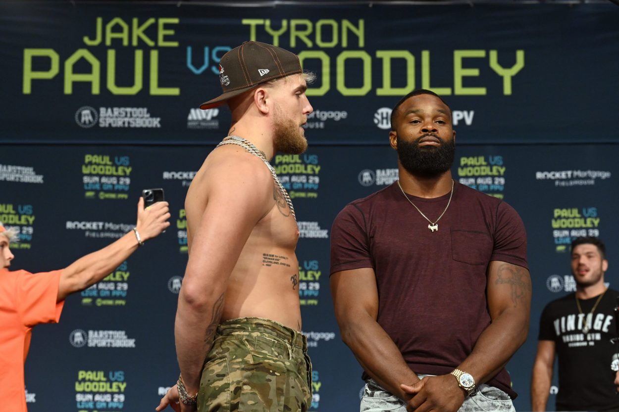 Jake Paul Trolls Tyron Woodley and Makes Insane $1 Million Promise Ahead of Their Pay-Per-View Boxing Match