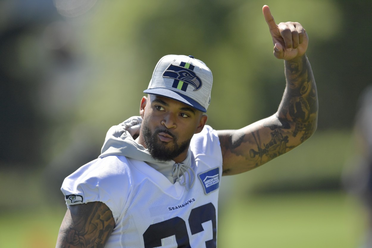 Seattle Seahawks All-Pro safety Jamal Adams in 2021.