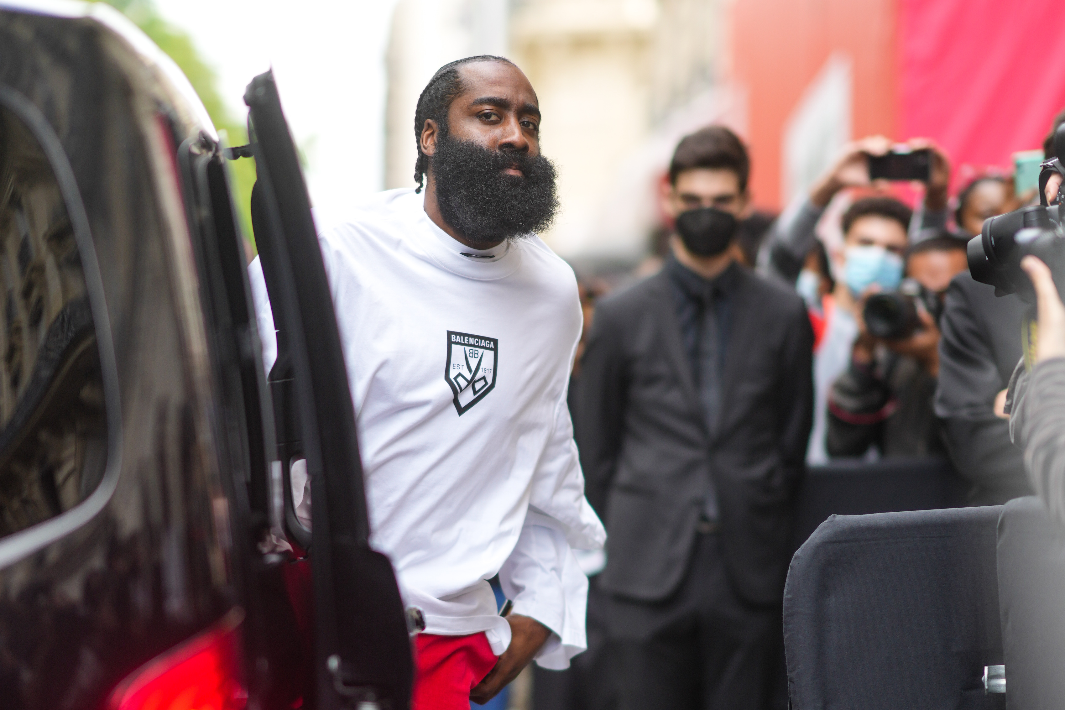 James Harden at Paris Fashion Week in July