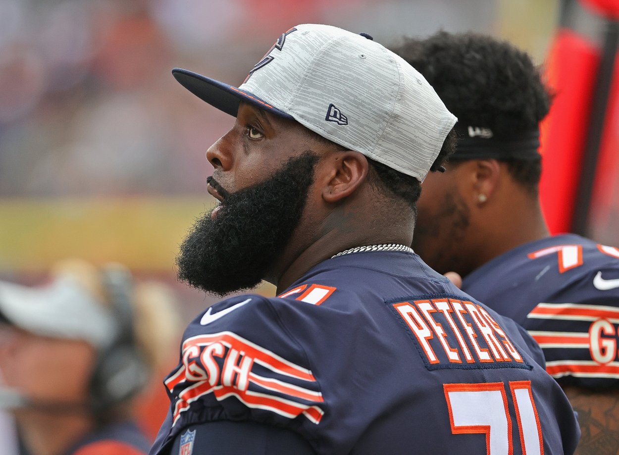 Chicago Bears offensive lineman Jason Peters is among the active oldest NFL players.