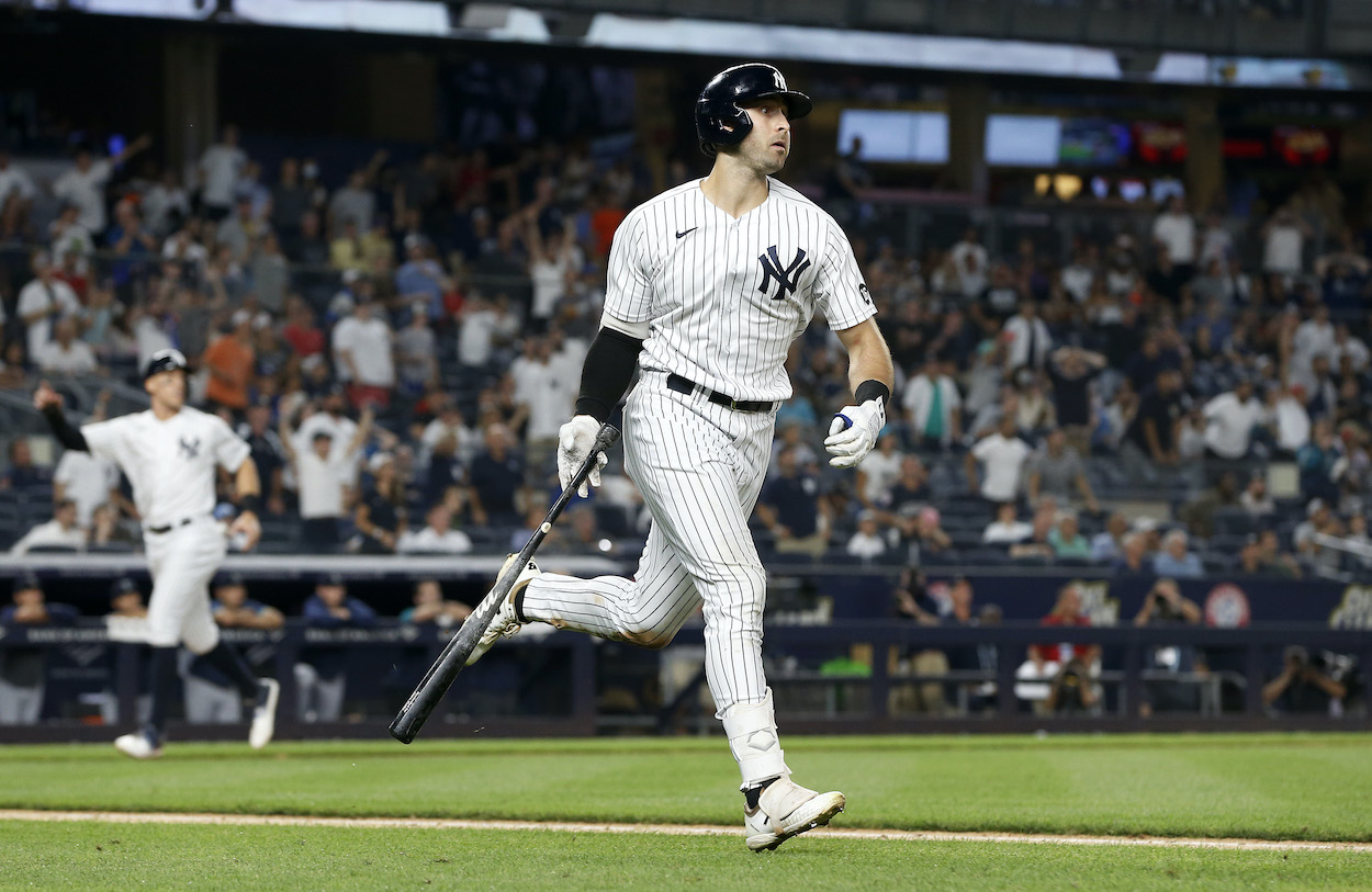 Joey Gallo hits a home run for the New York Yankees.