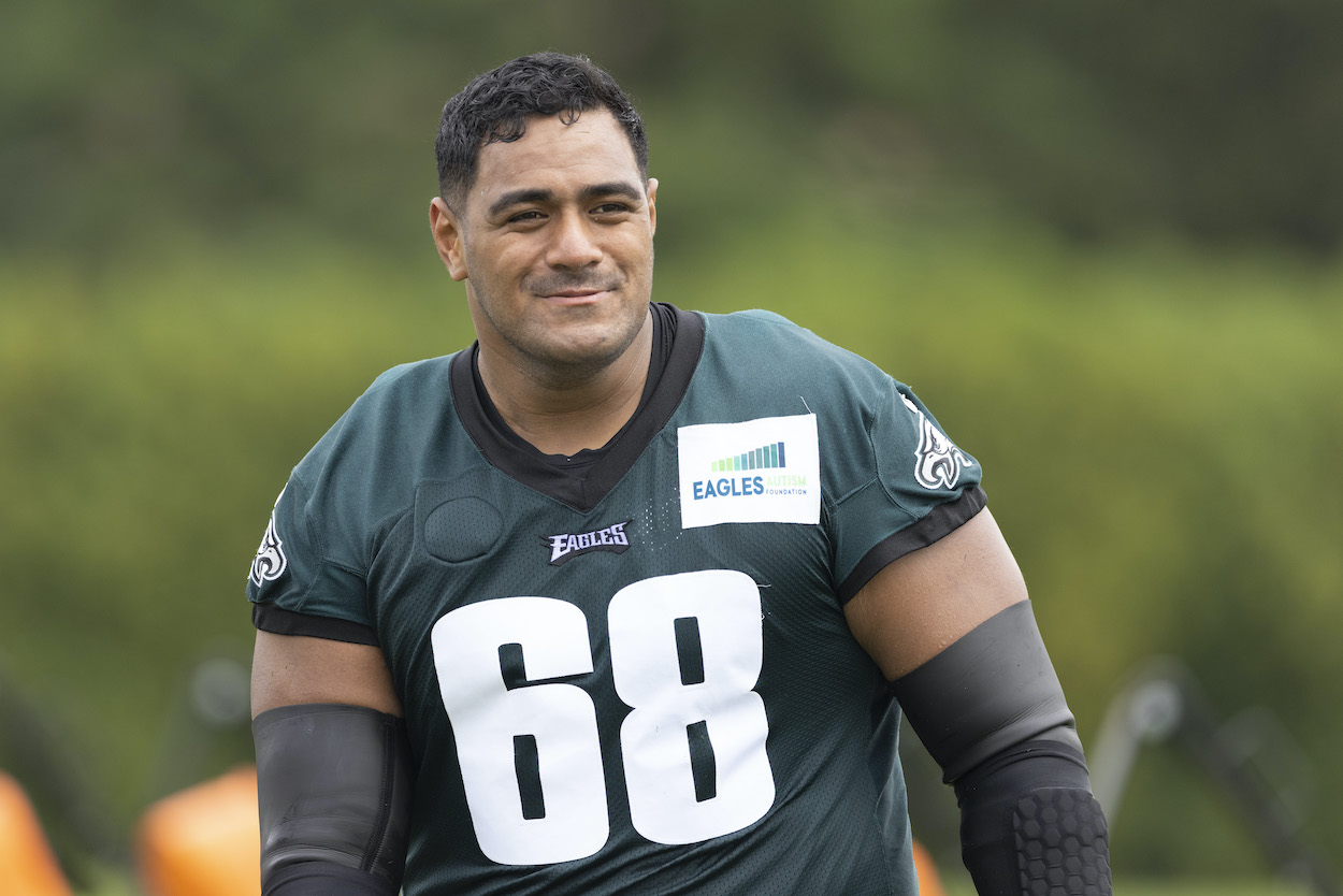 Jordan Mailata of the Philadelphia Eagles.