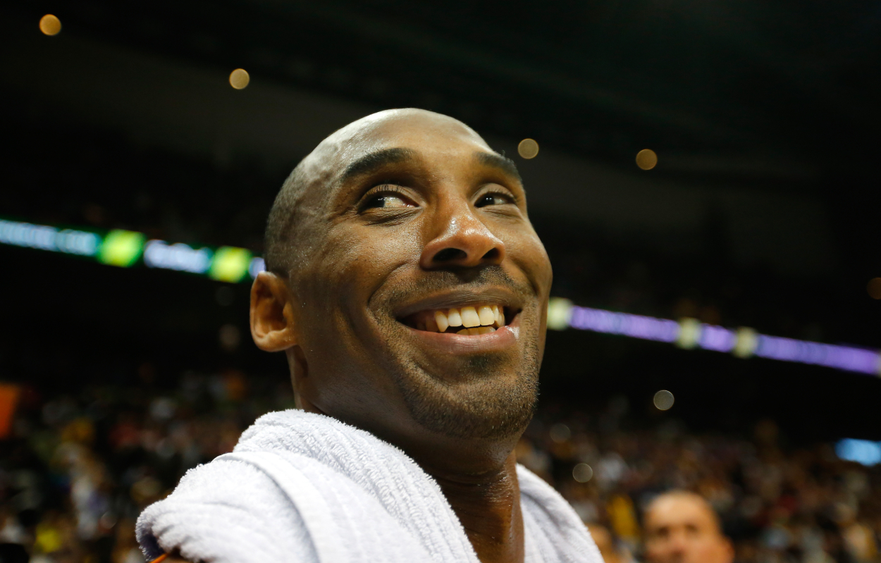 NBA and Lakers legend Kobe Bryant against the Hawks in 2015.