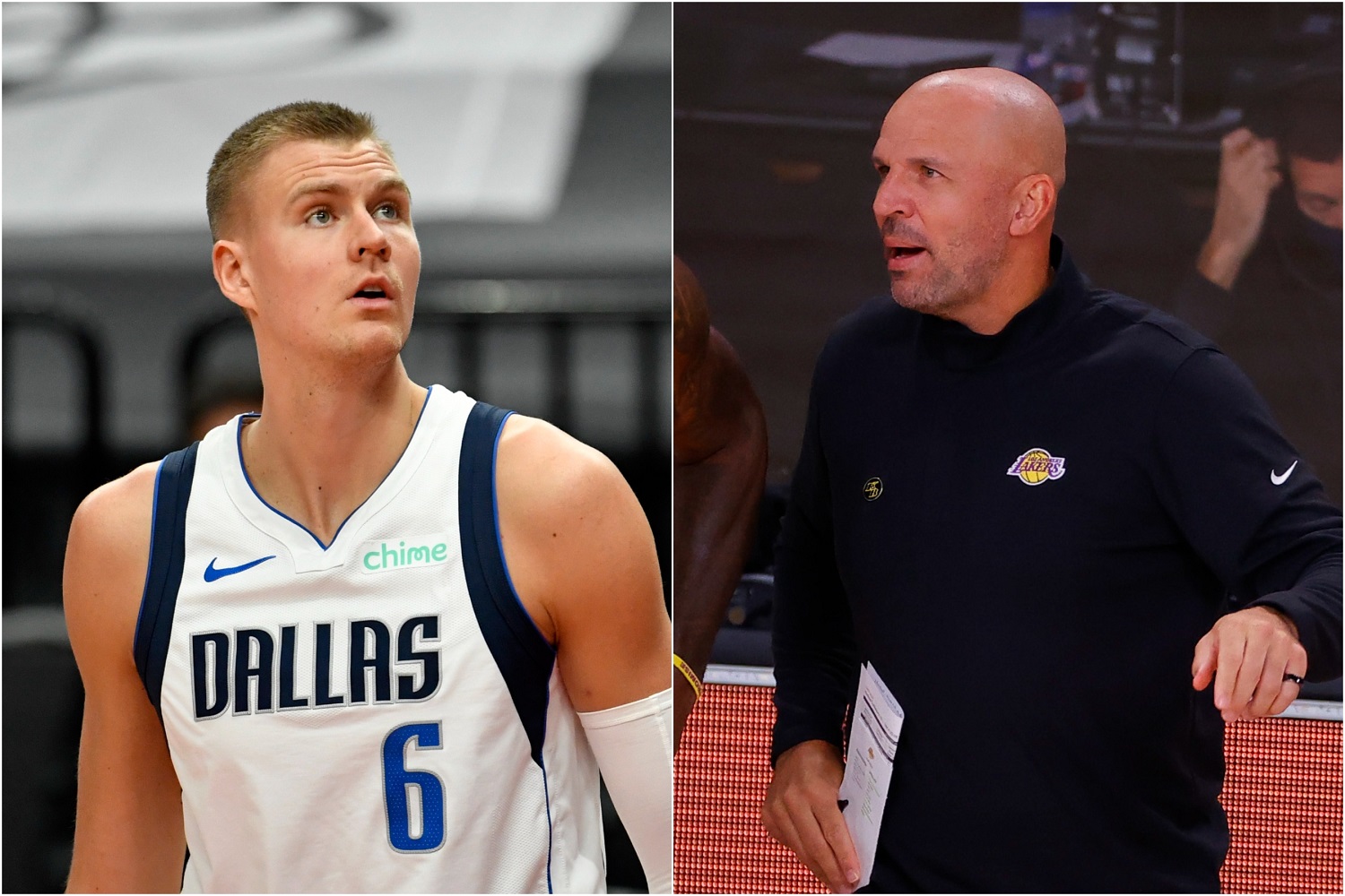 Kristaps Porzingis was not happy toward the end of the 2020-21 NBA season, but he will be playing for new head coach Jason Kidd this fall.