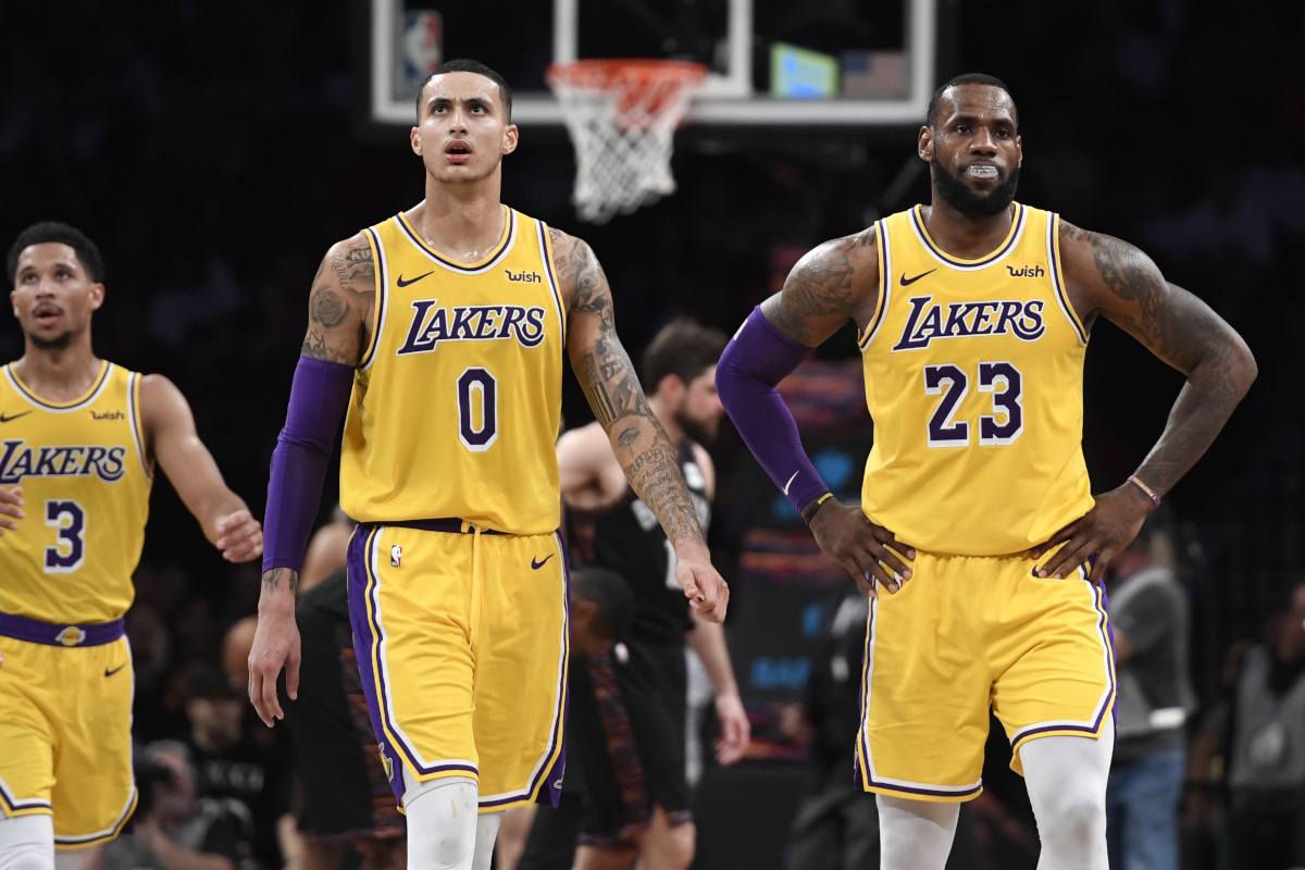 Kyle Kuzma and LeBron James were teammates with the Lakers for three seasons before Kuzma was traded to the Washington Wizards