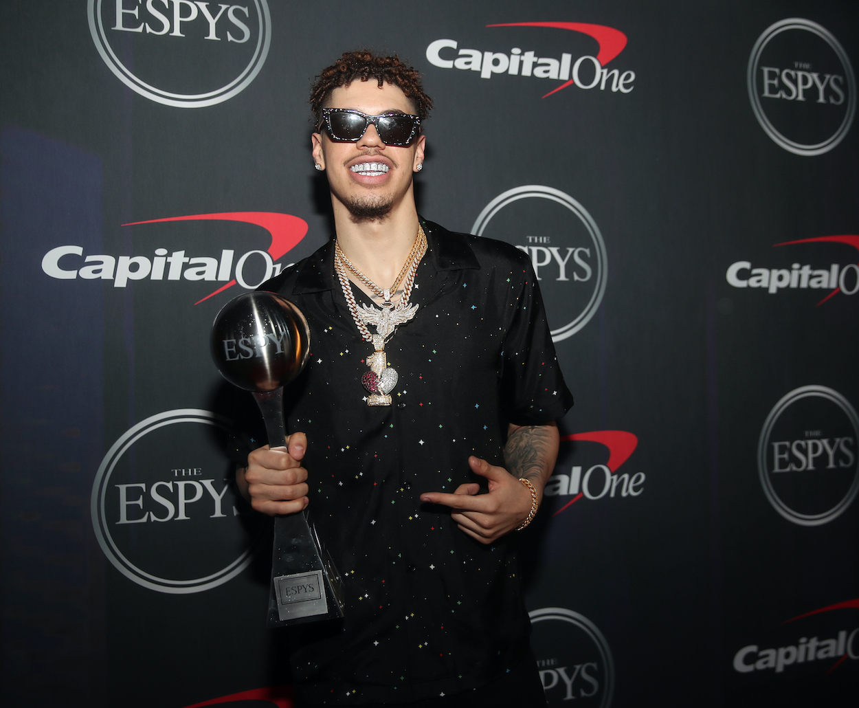 LaMelo Ball and some of the world's best athletes and biggest stars join host Anthony Mackie for "The 2021 ESPYS Presented by Capital One." The star-studded event airs live on ABC Saturday, July 10 from 8:00-11:00 p.m. EDT from The Rooftop at Pier 17 at the Seaport in New York City.