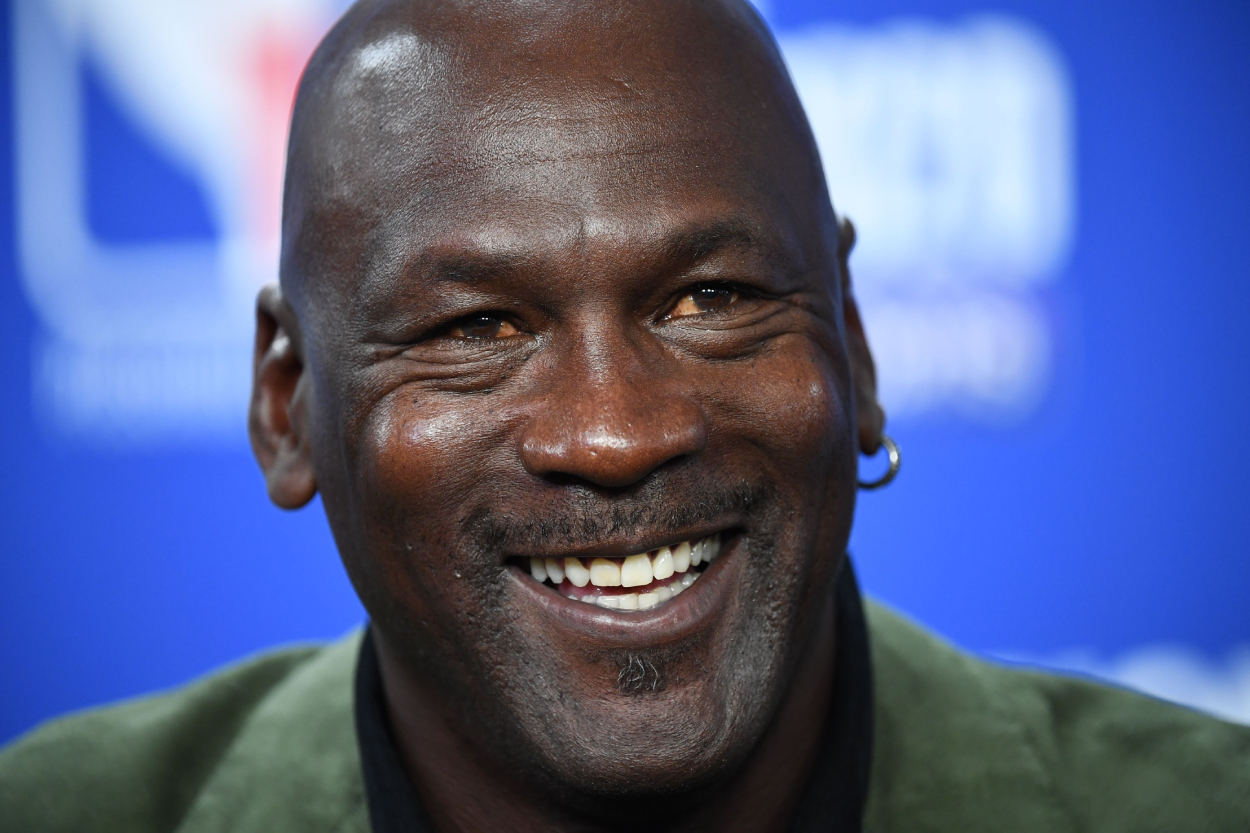 NBA legend and Charlotte Hornets owner Michael Jordan, who made 23 famous during his NBA career.