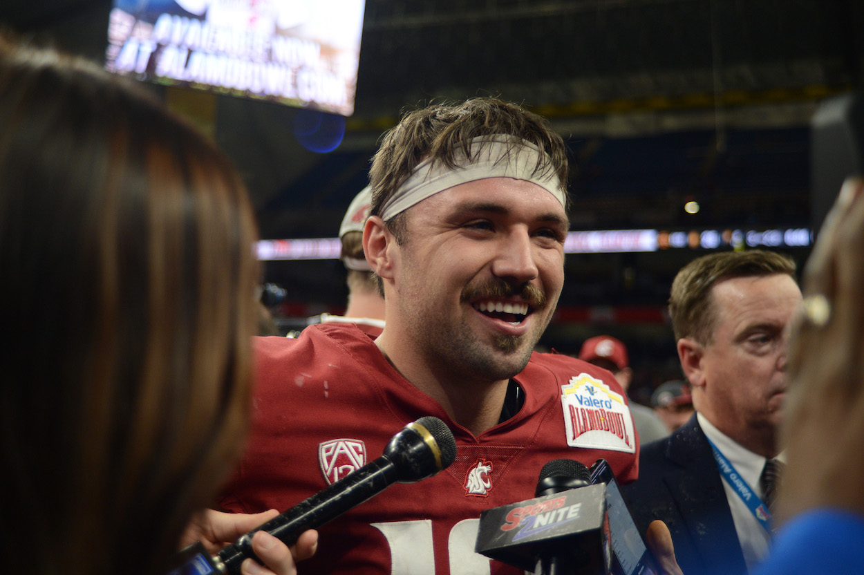 Gardner Minshew playing college football.