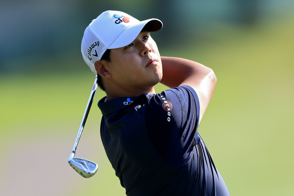 Si Woo Kim made a 13 on a par 3 this past weekend.