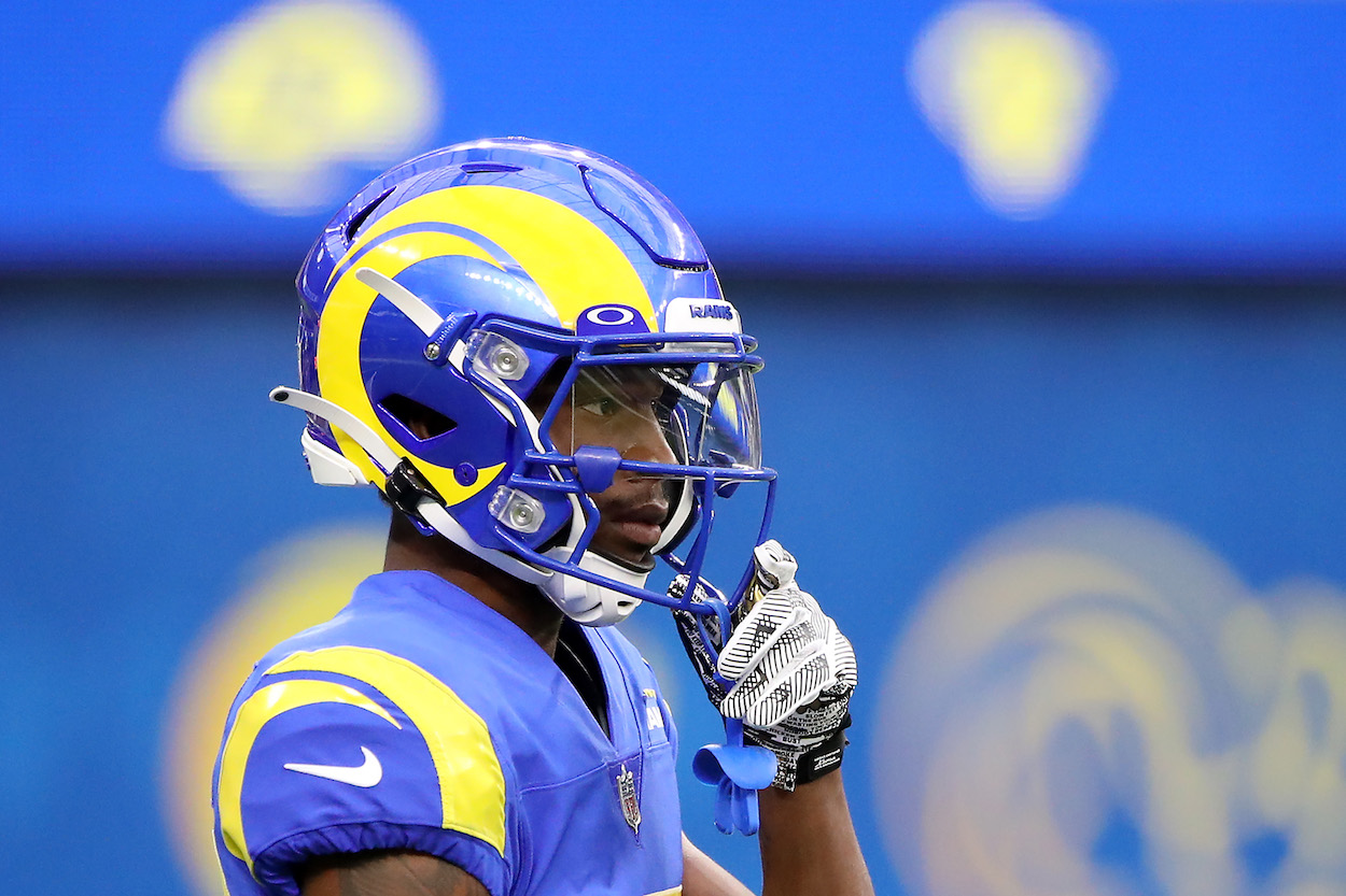 Tutu Atwell of the Sean McVay coached Los Angeles Rams.