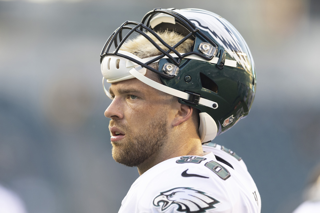Zach Ertz during an Eagles preseason game.