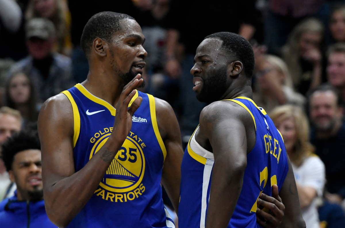 Kevin Durant and Draymond Green won two titles together with the Golden State Warriors, but they were often a volatile mix