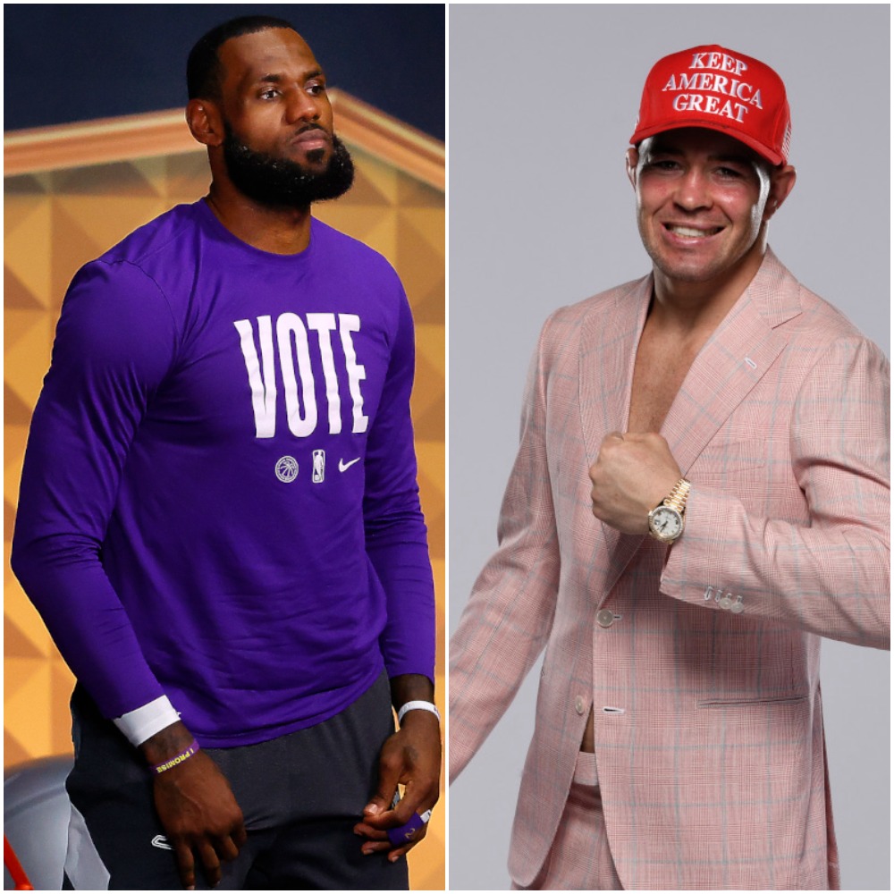 LeBron James remains a favorite target for UFC fighter Colby Covington