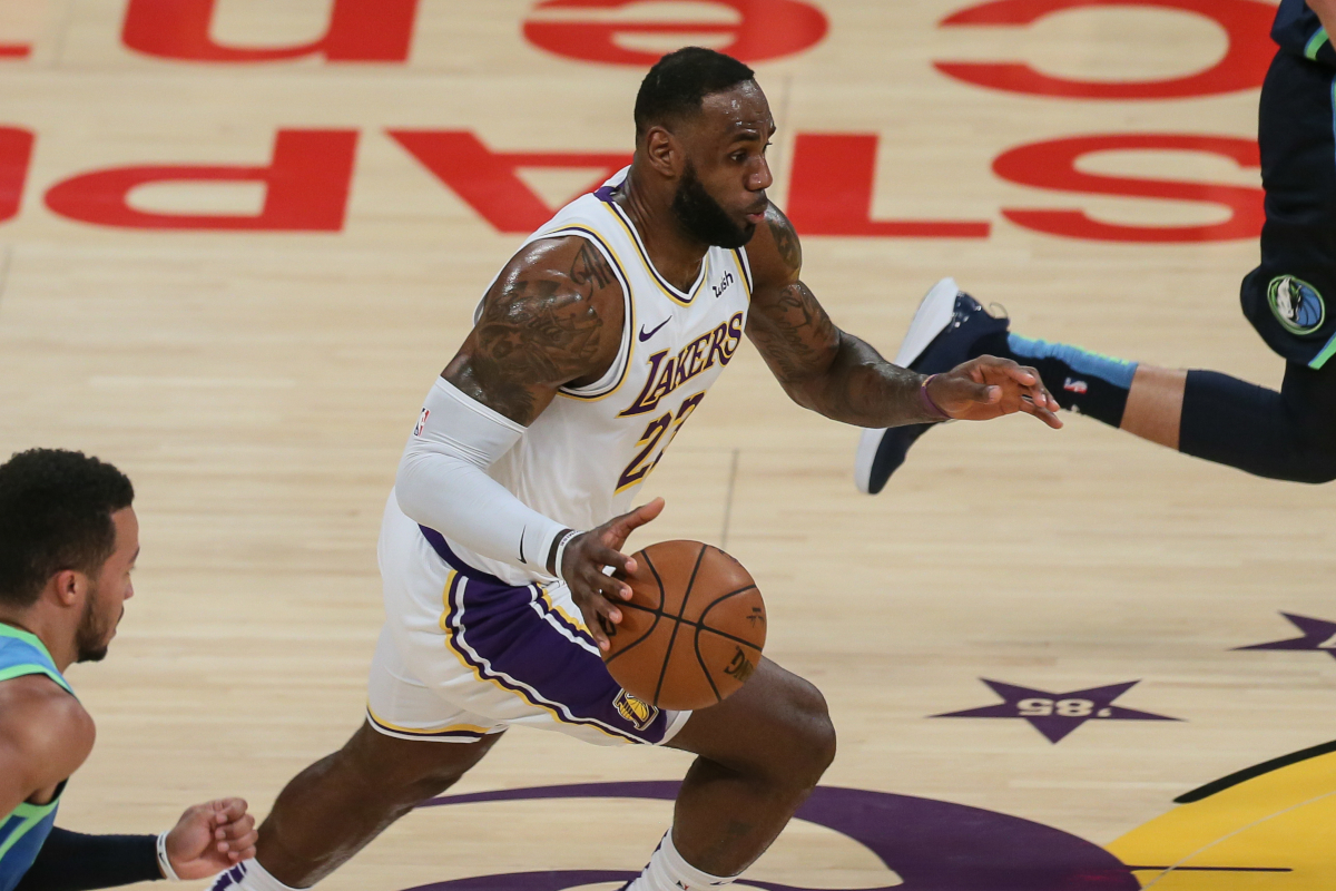 LeBron James can still get out and run for the Lakers, but can they be a fast-breaking team?